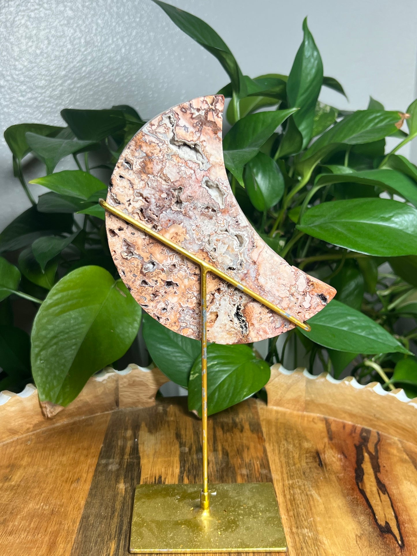 Crazy Lace Agate Moon: Ki