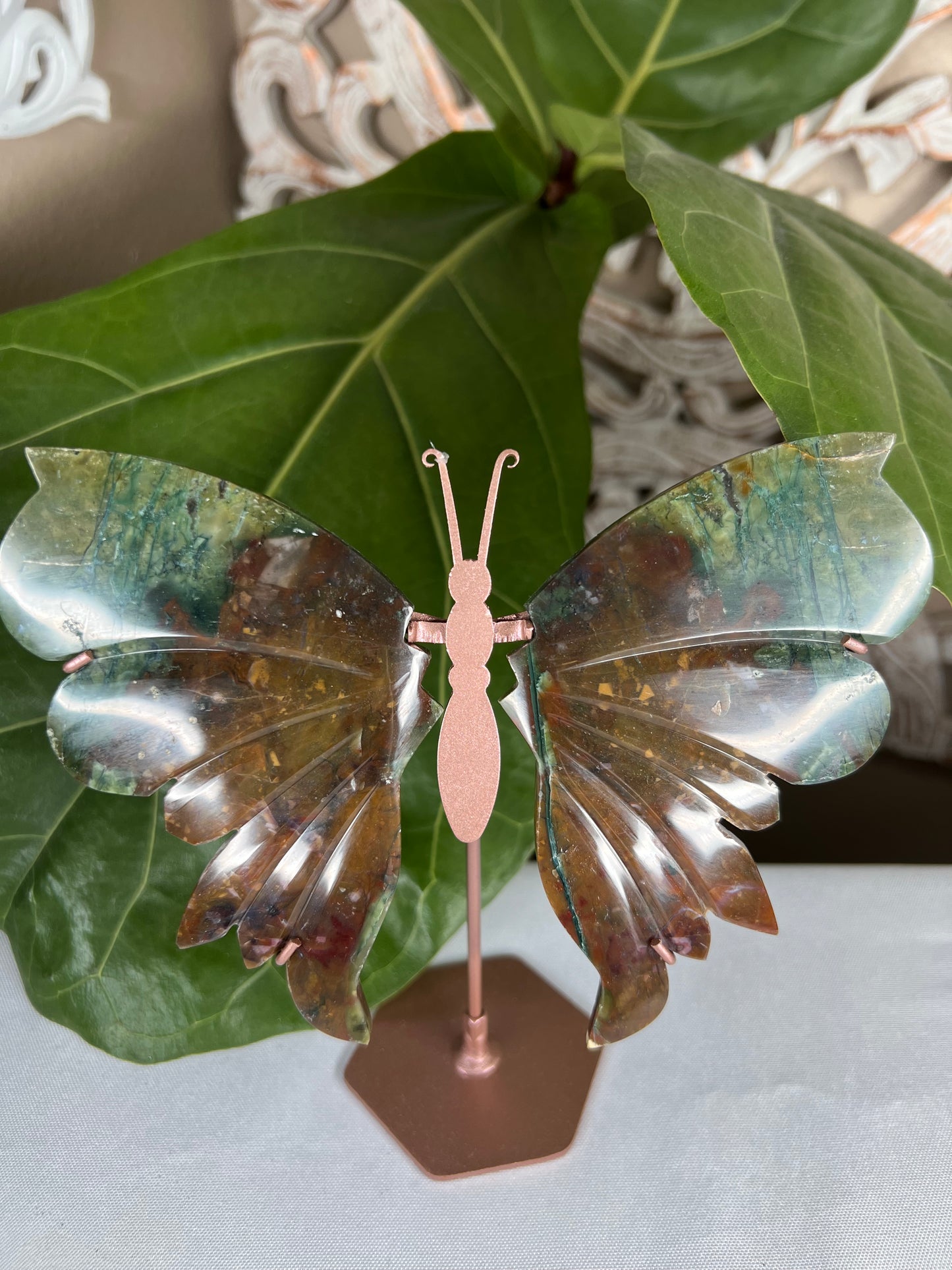 Blue Green Jasper Wings