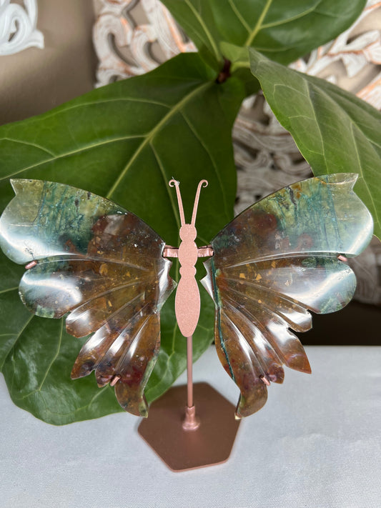 Blue Green Jasper Wings