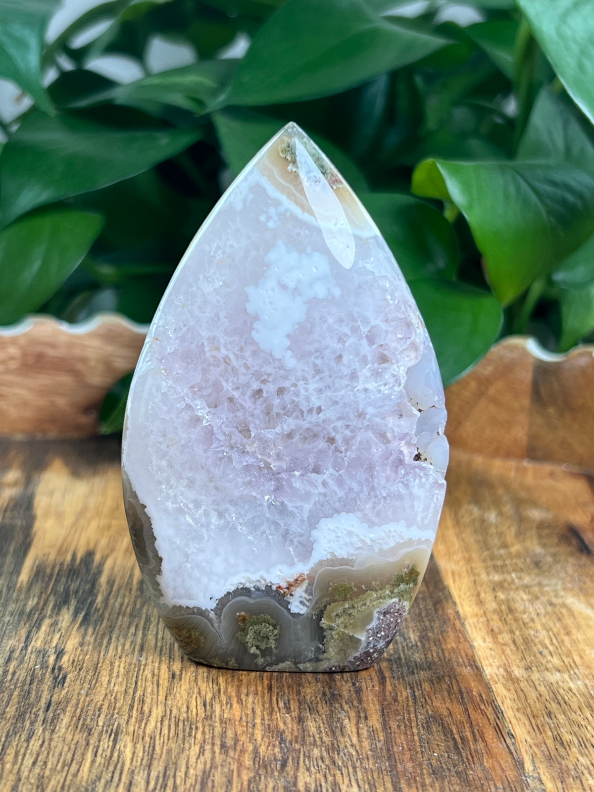 Scenic Moss Agate Flame: BZ