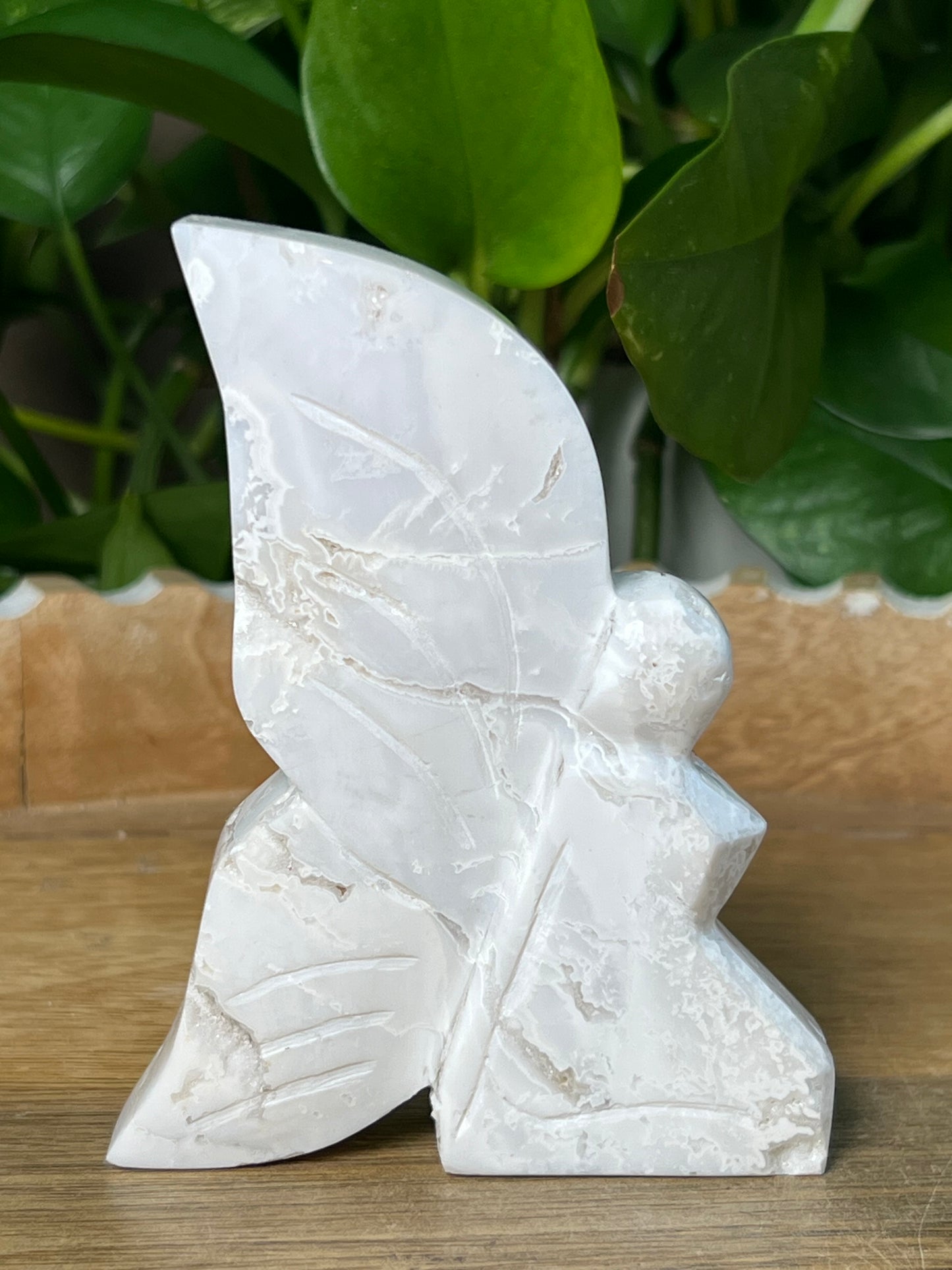 White Plume Agate Fairy