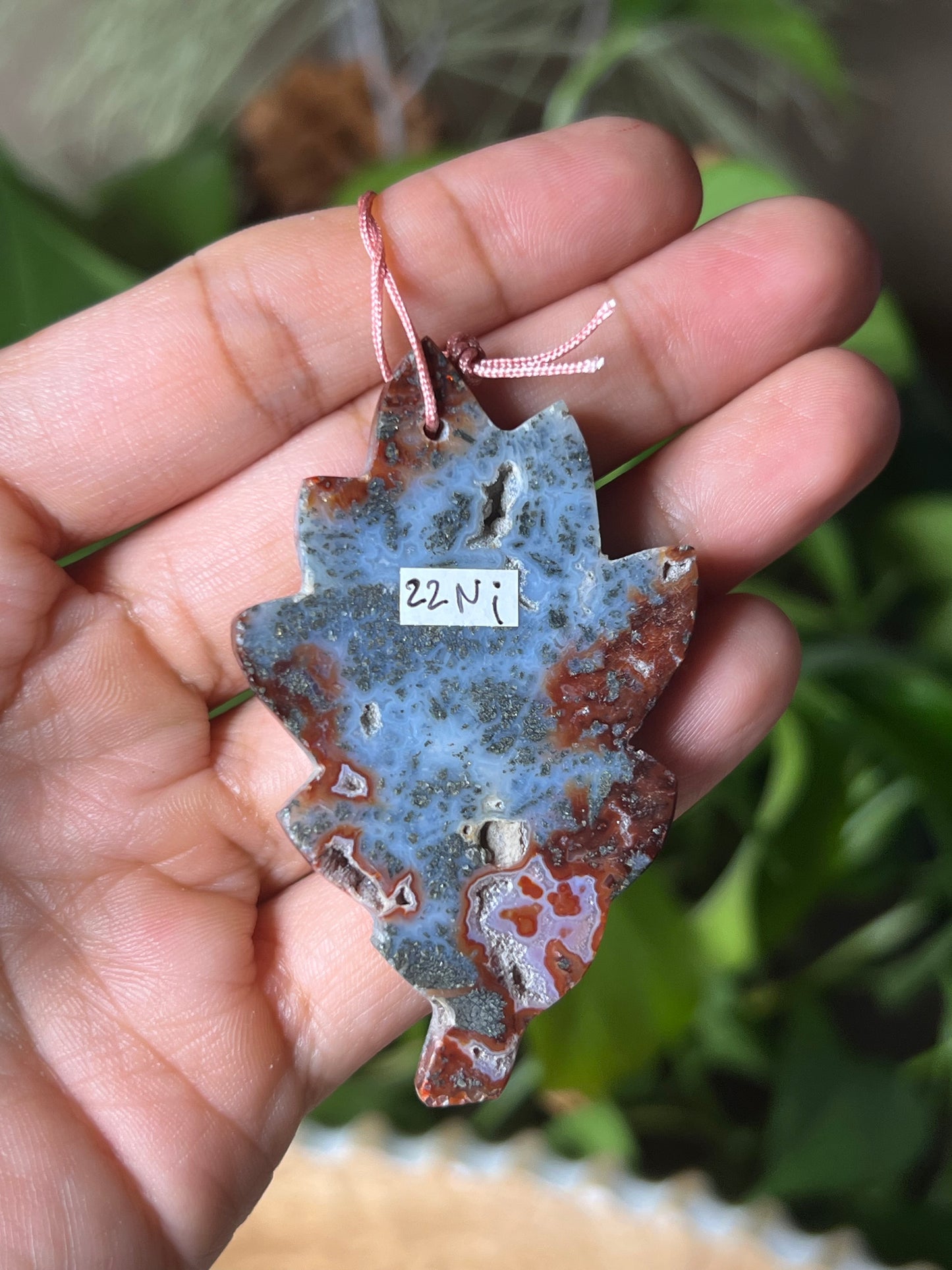 Marcasite Leaf Ornament