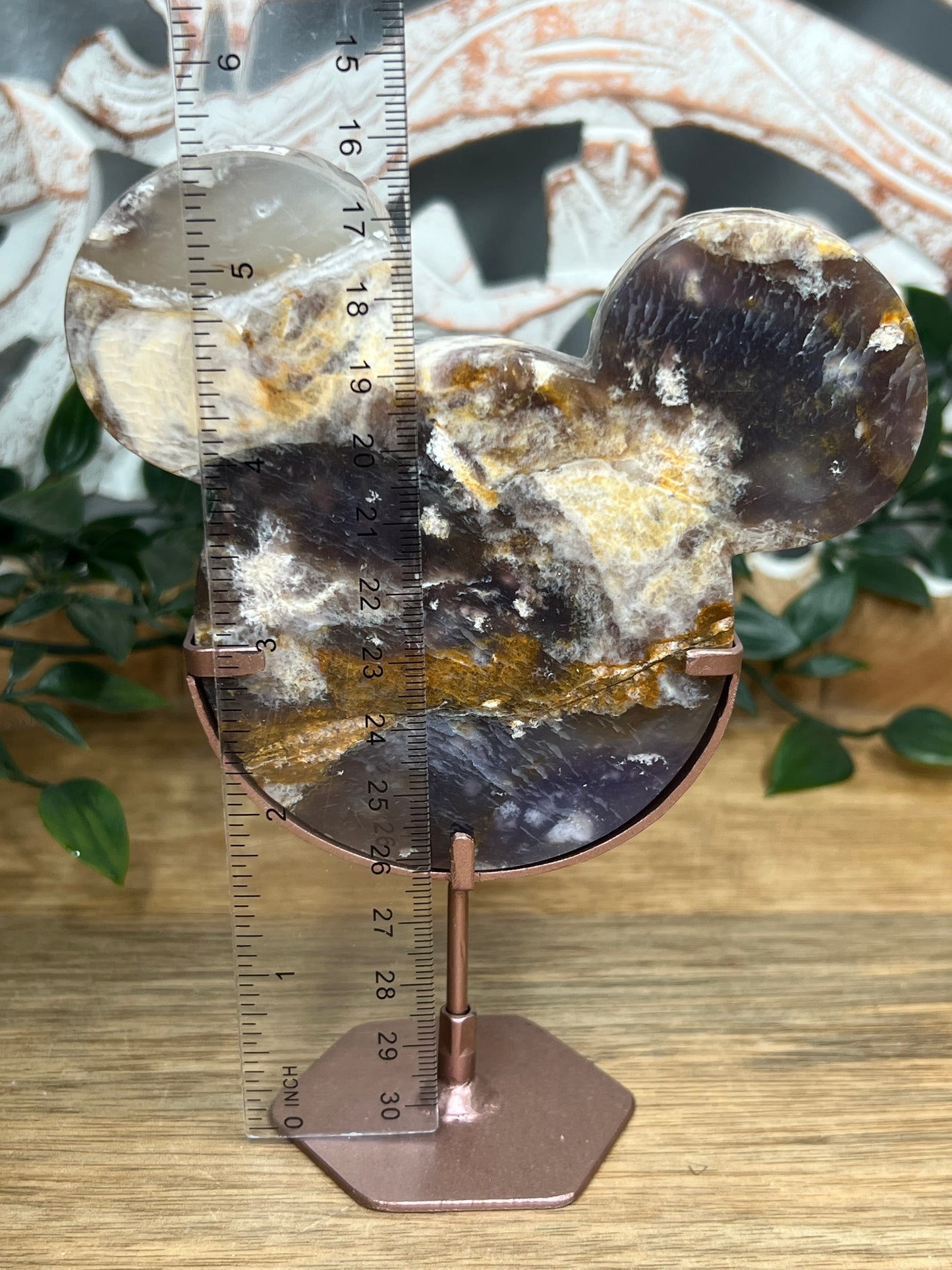 Purple Chalcedony Head