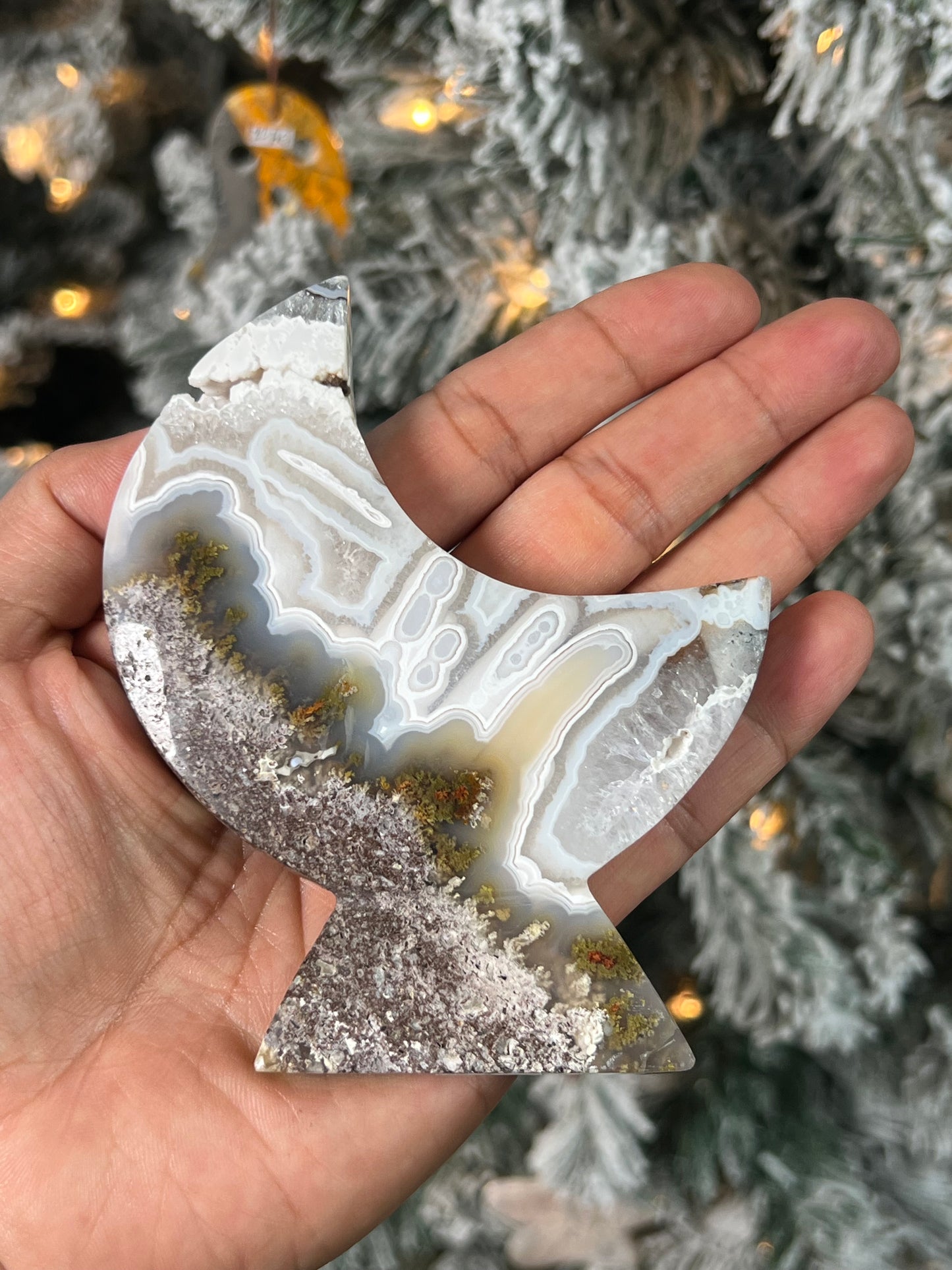 Scenic Moss Agate Moon