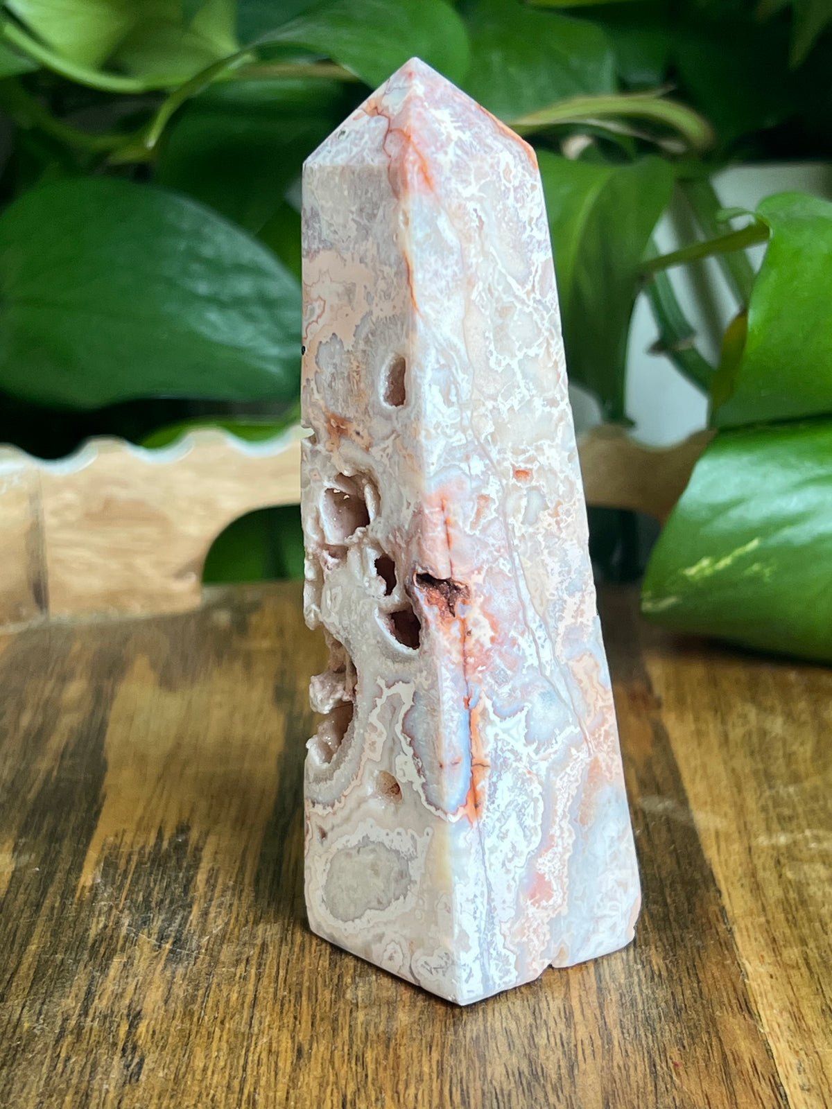 Crazy Lace Agate Tower