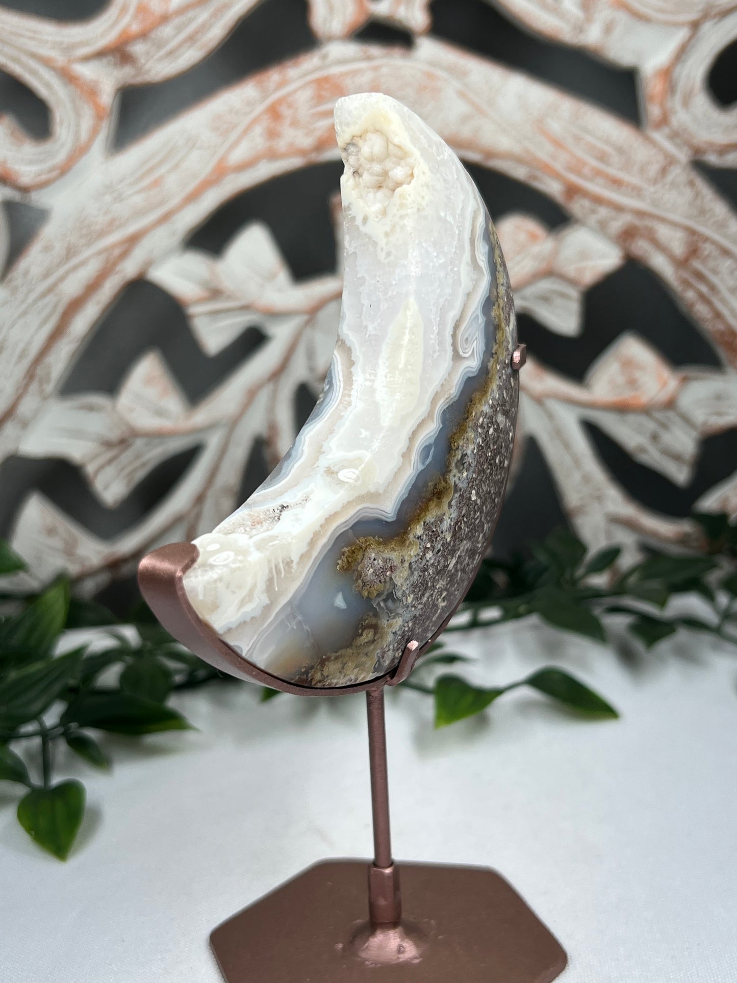 Scenic Moss Agate Moon