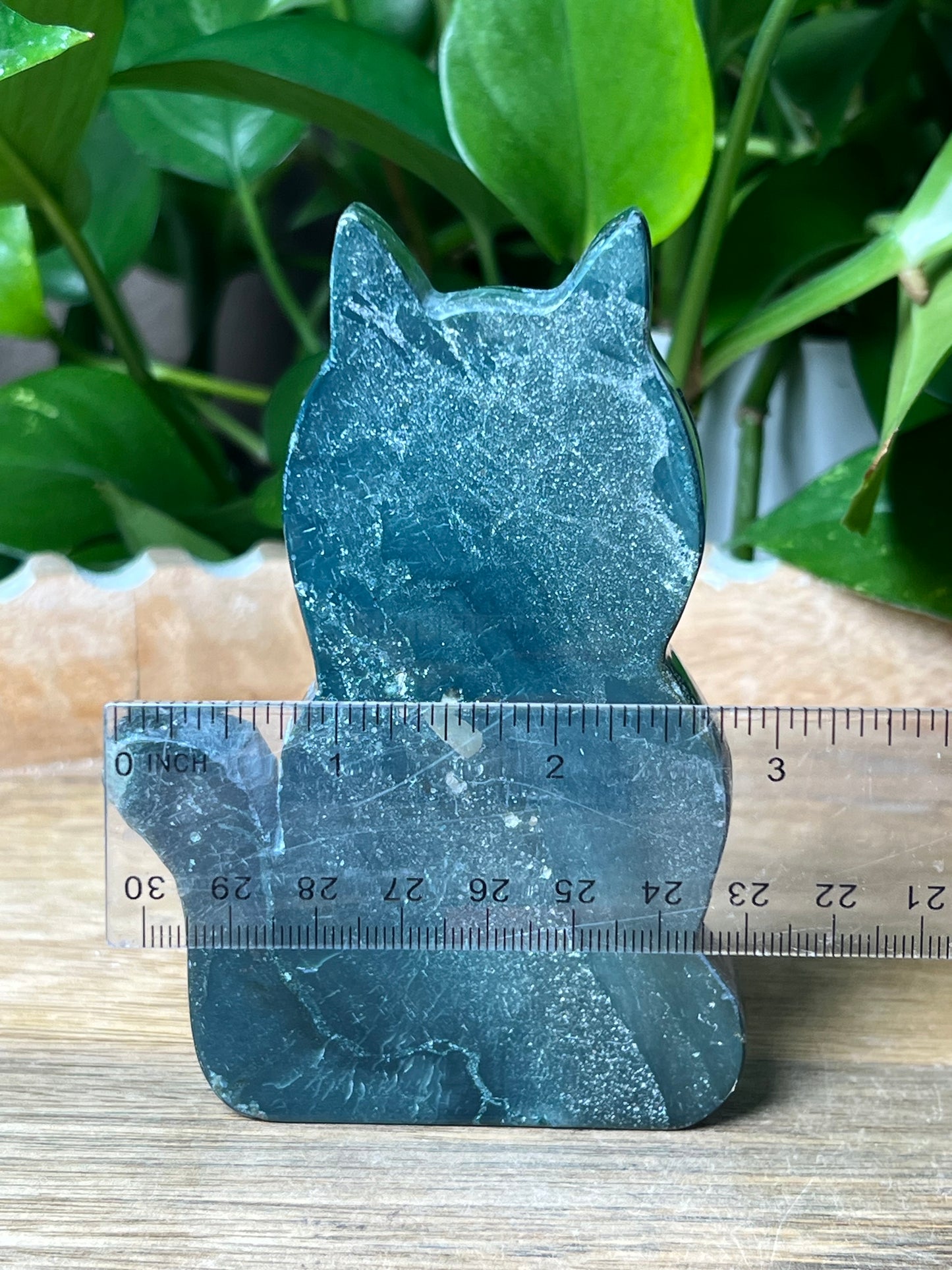 Blue Green Jasper Cat