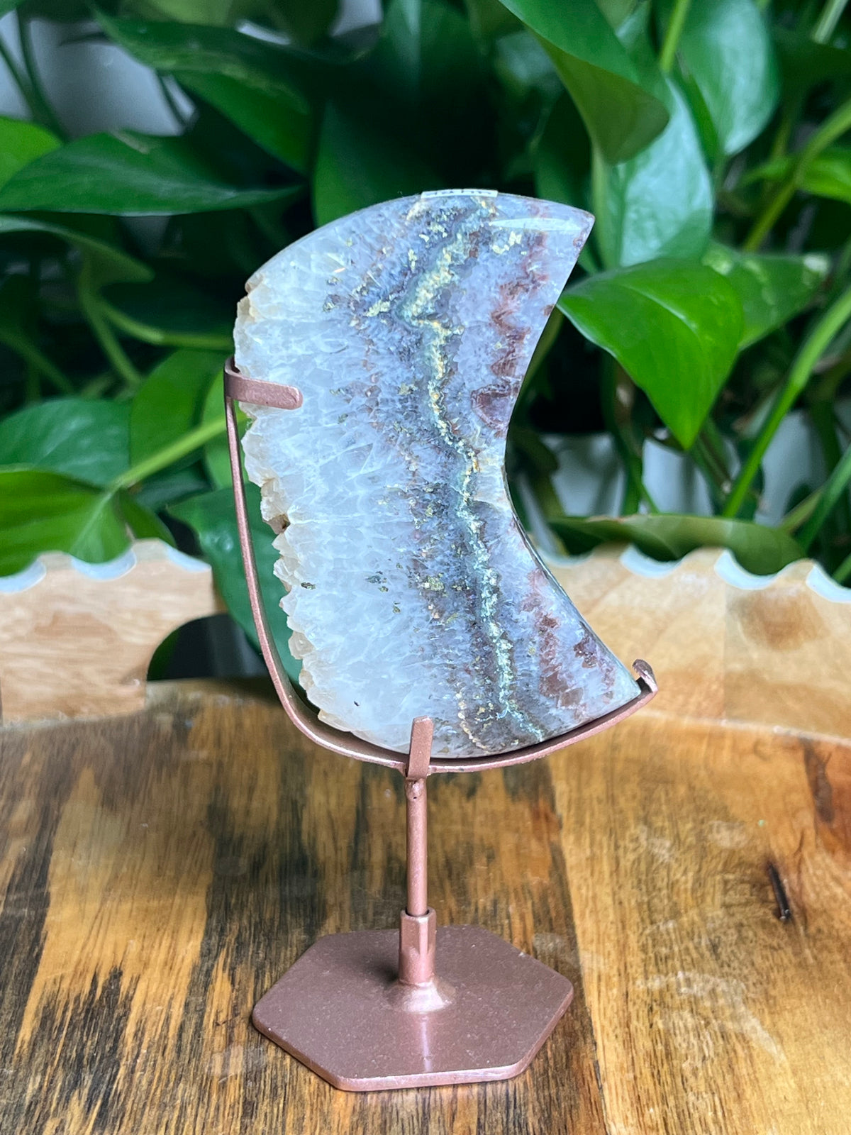 Amethyst Agate Moon: RK