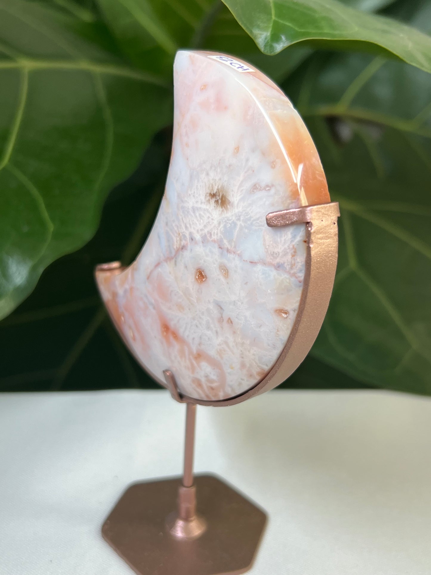 Pink Carnelian Moon