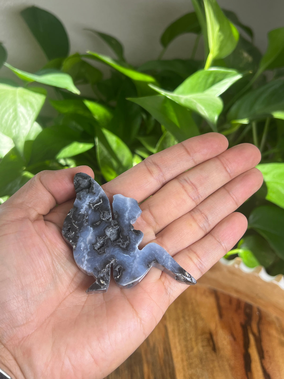 Blue Plume Agate Fairy: PH