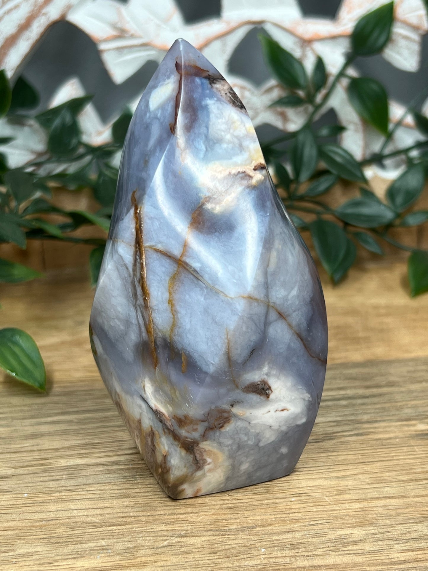 Purple Chalcedony Flame