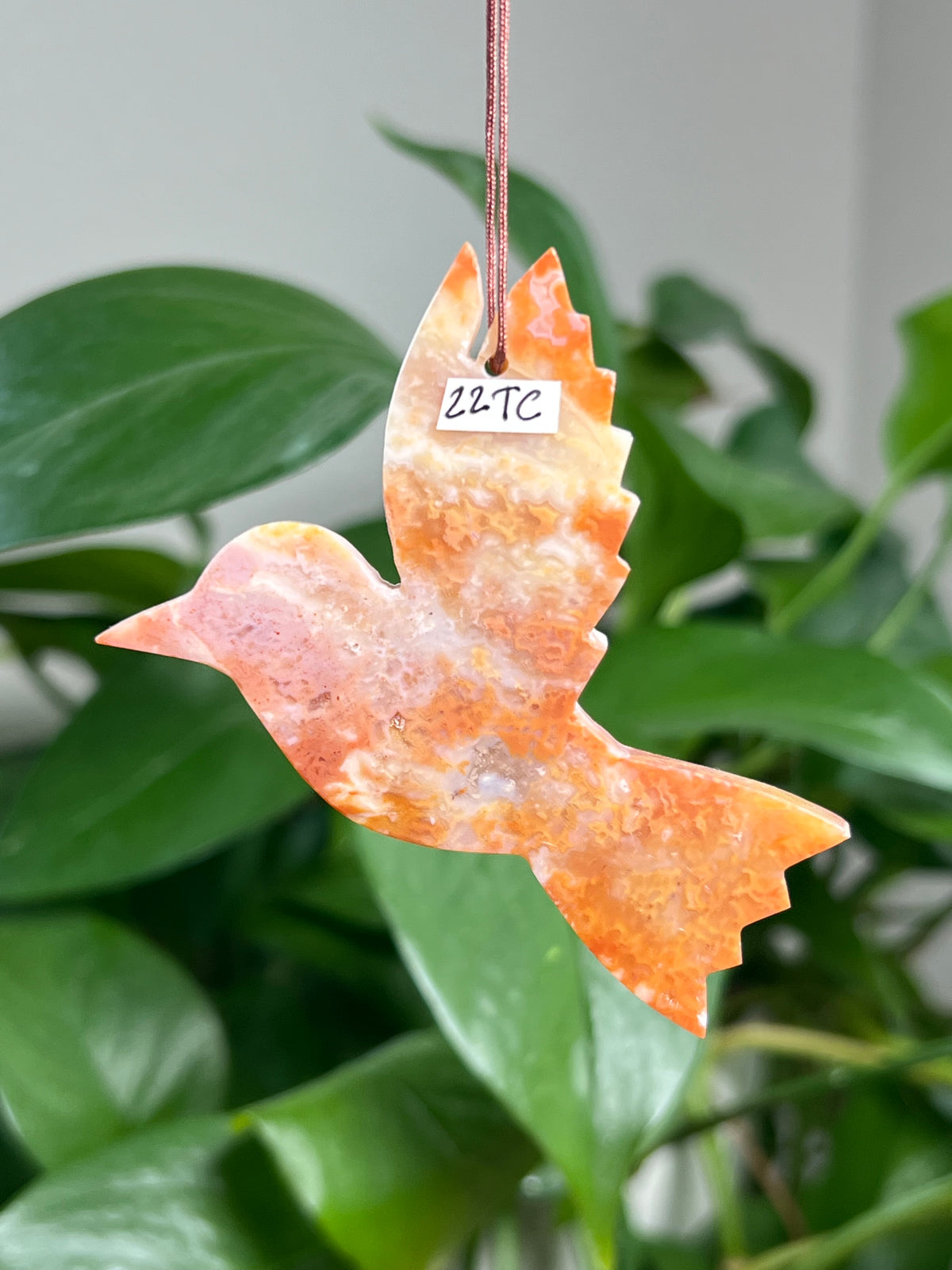 Carnelian Ornament Hummingbird: TC