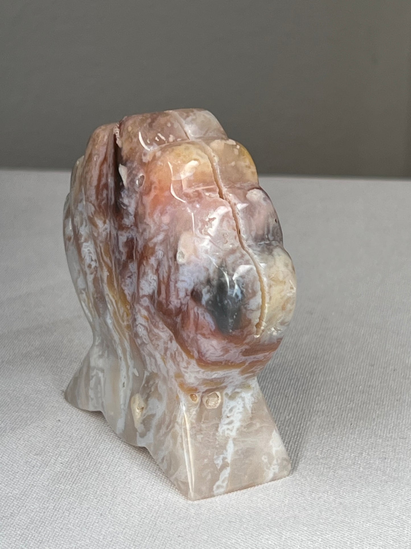 Rainbow Plume Agate Shell