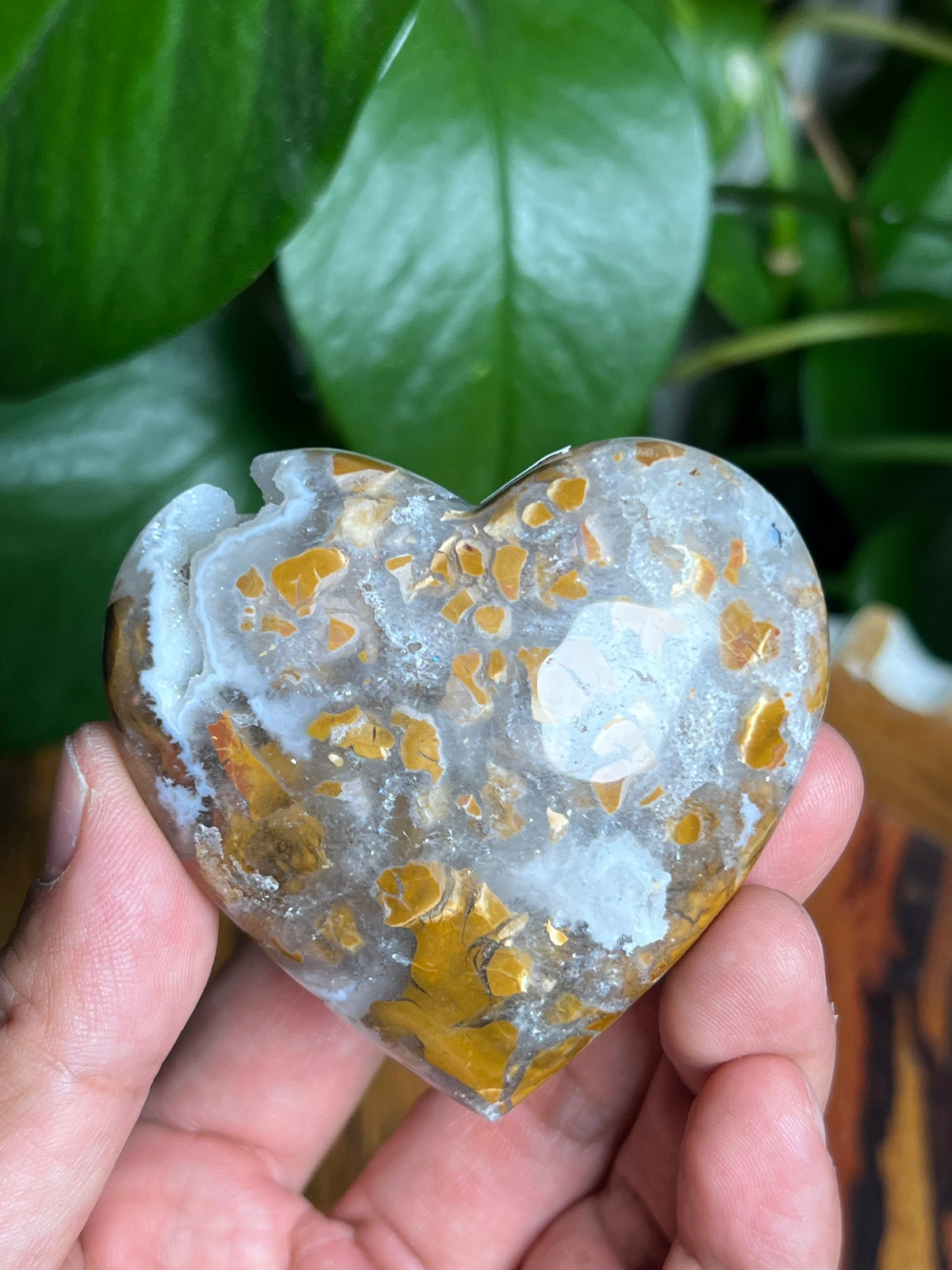 Brecciated Jasper Hearts