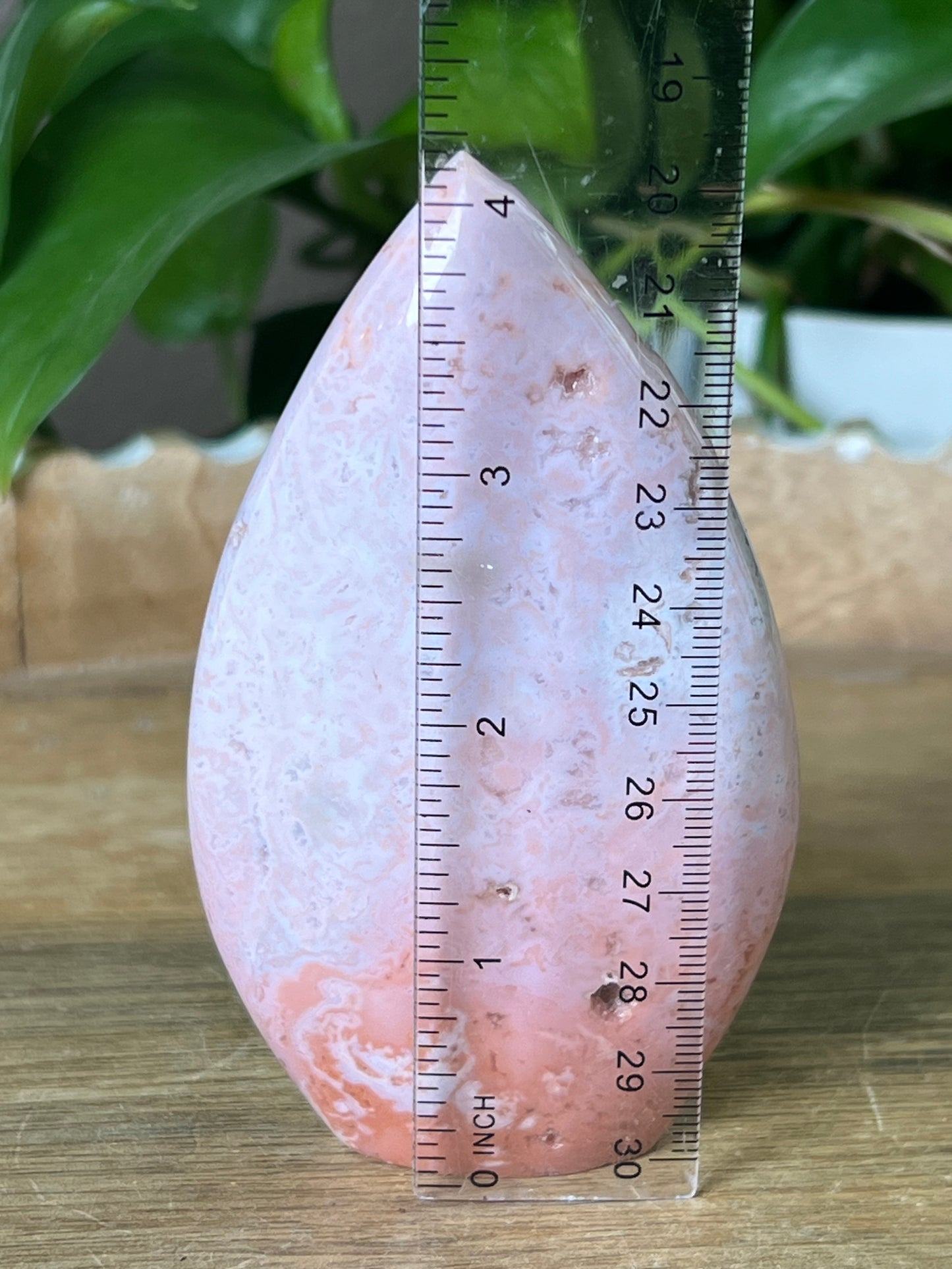 Pink Carnelian Flame