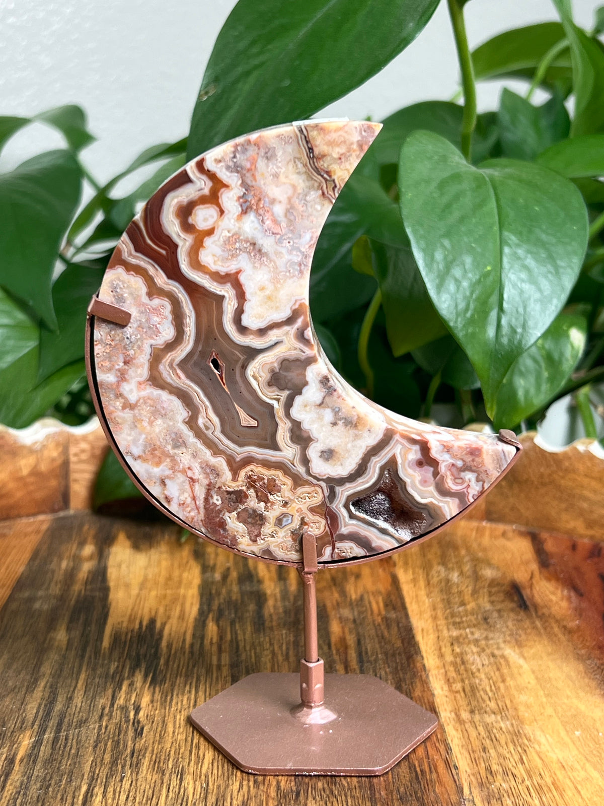 Crazy Lace Agate Moon: PB