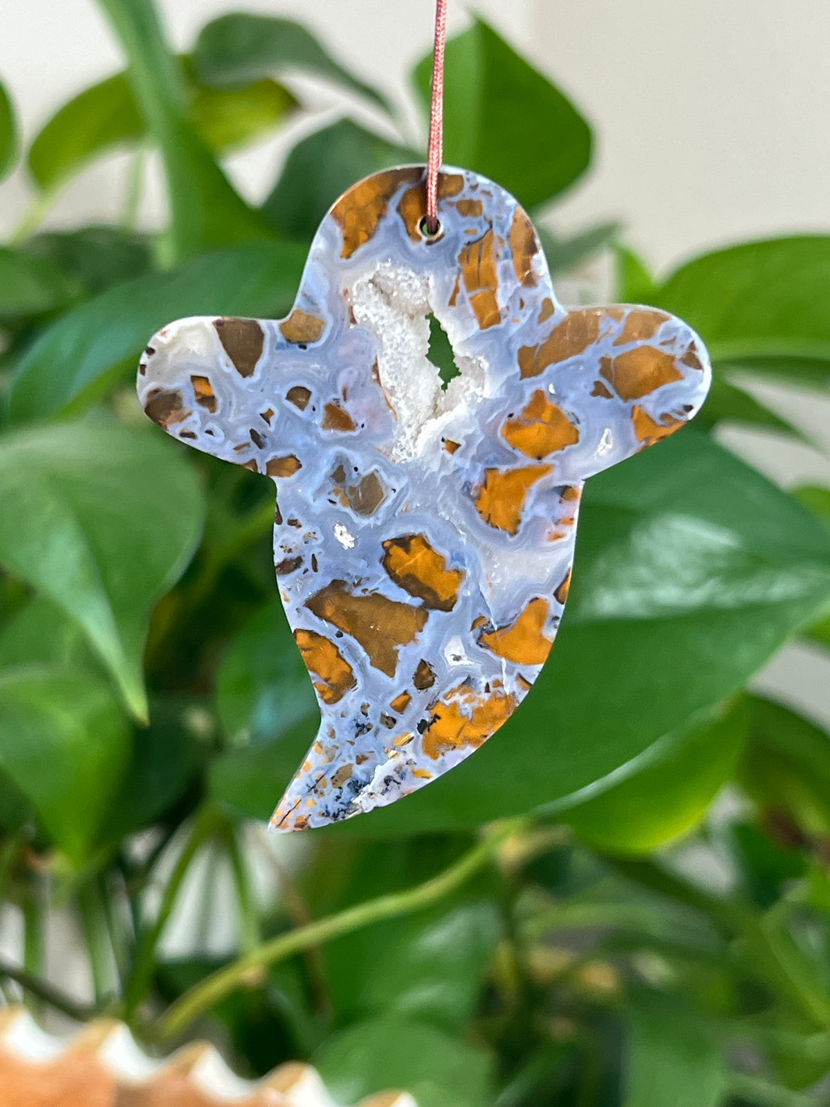 Brecciated Jasper Ghost Ornaments