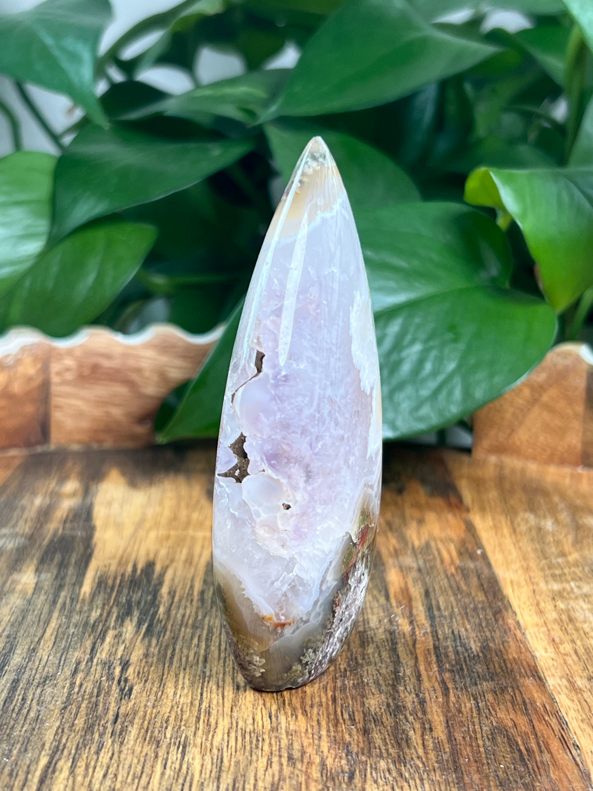 Scenic Moss Agate Flame: BZ