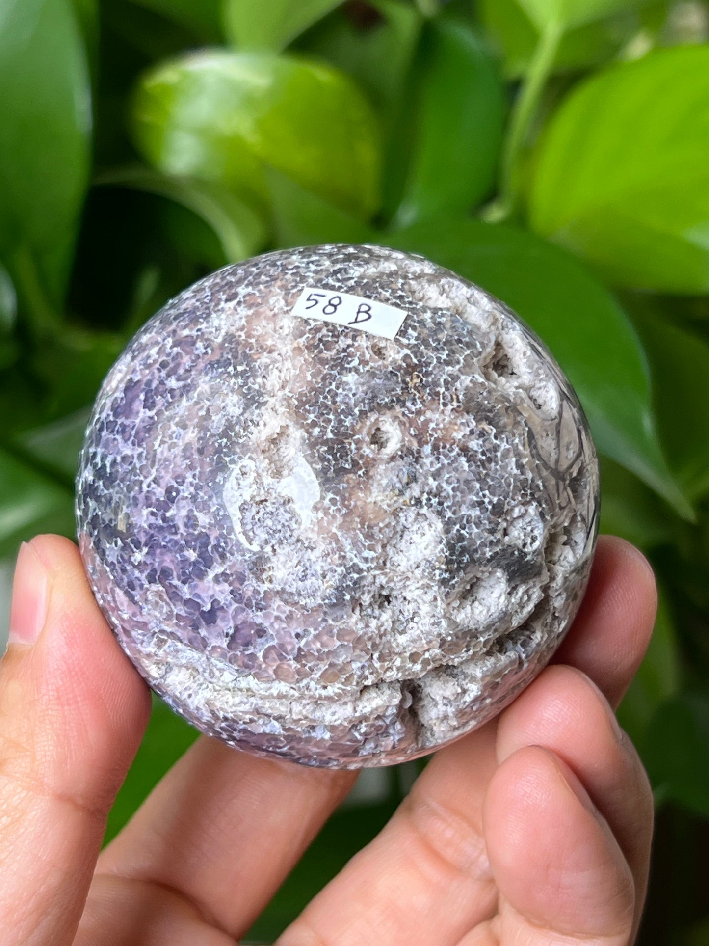 Grape Agate Sphere