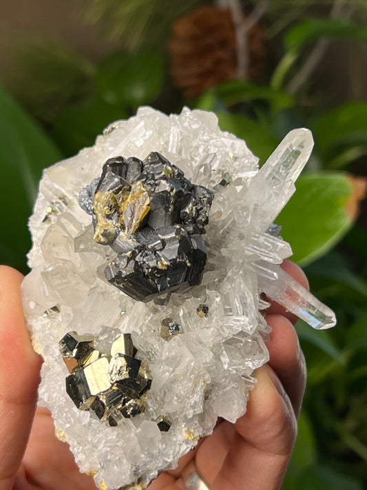 Rainbow Pyrite Quartz