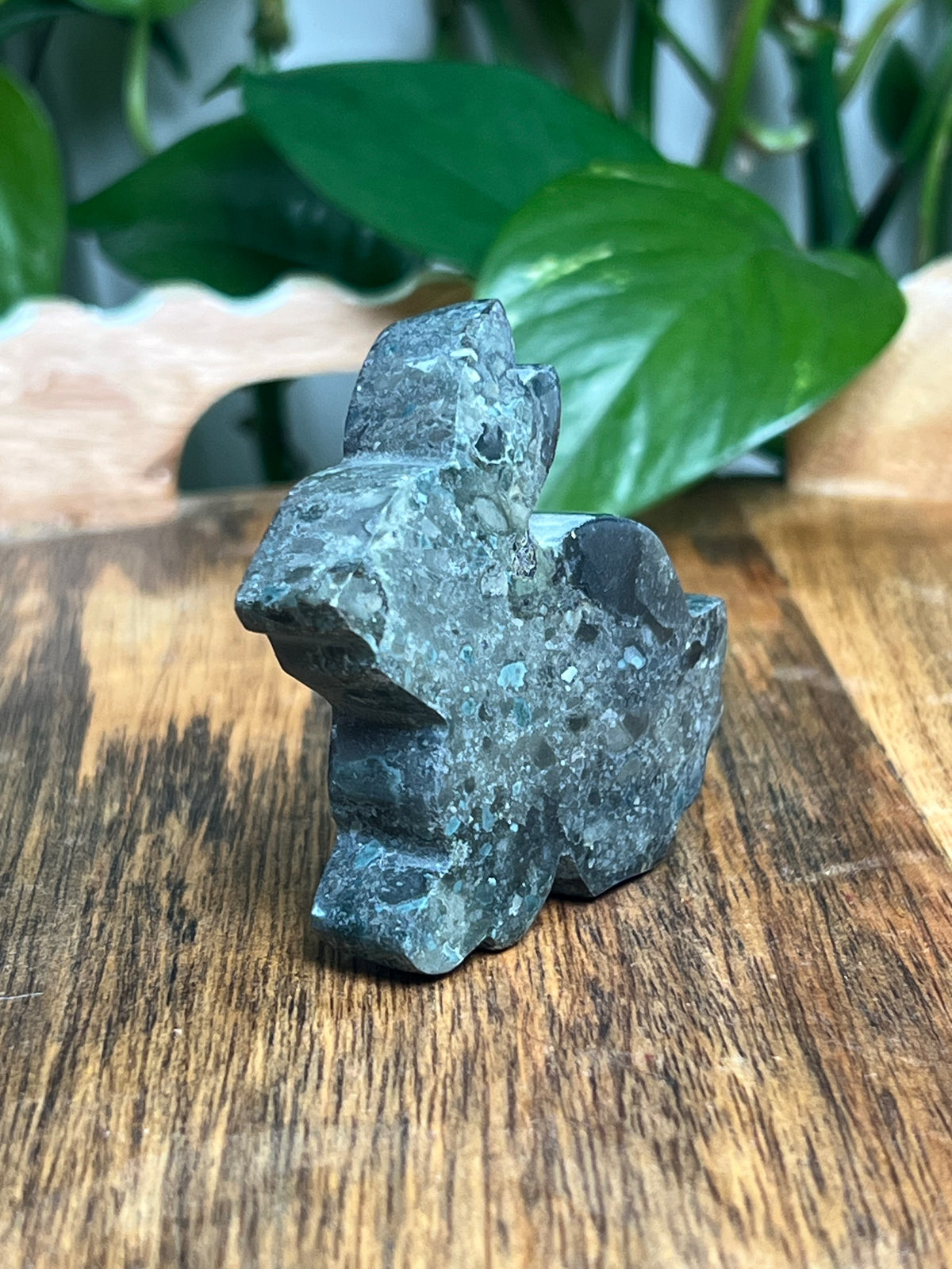 Blue Green Jasper Bunny: KA