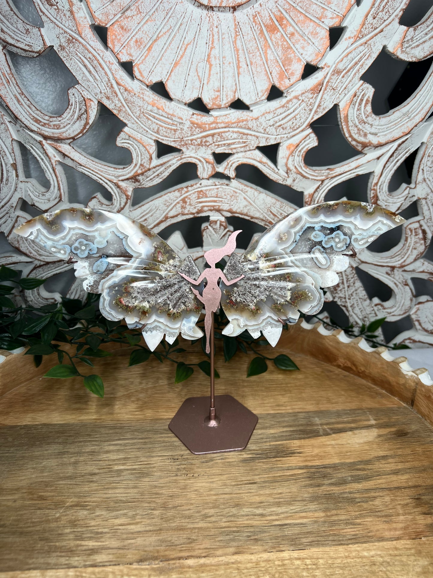 Scenic Moss Agate Wings