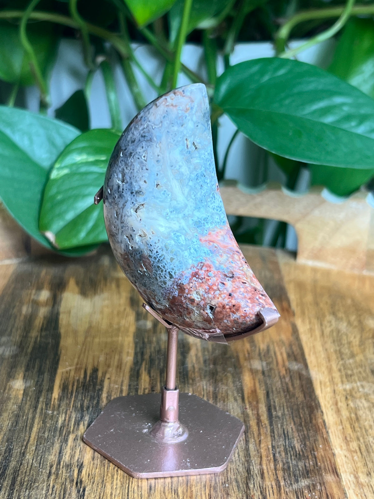 Marcasite Mini Puffy Moon: DV