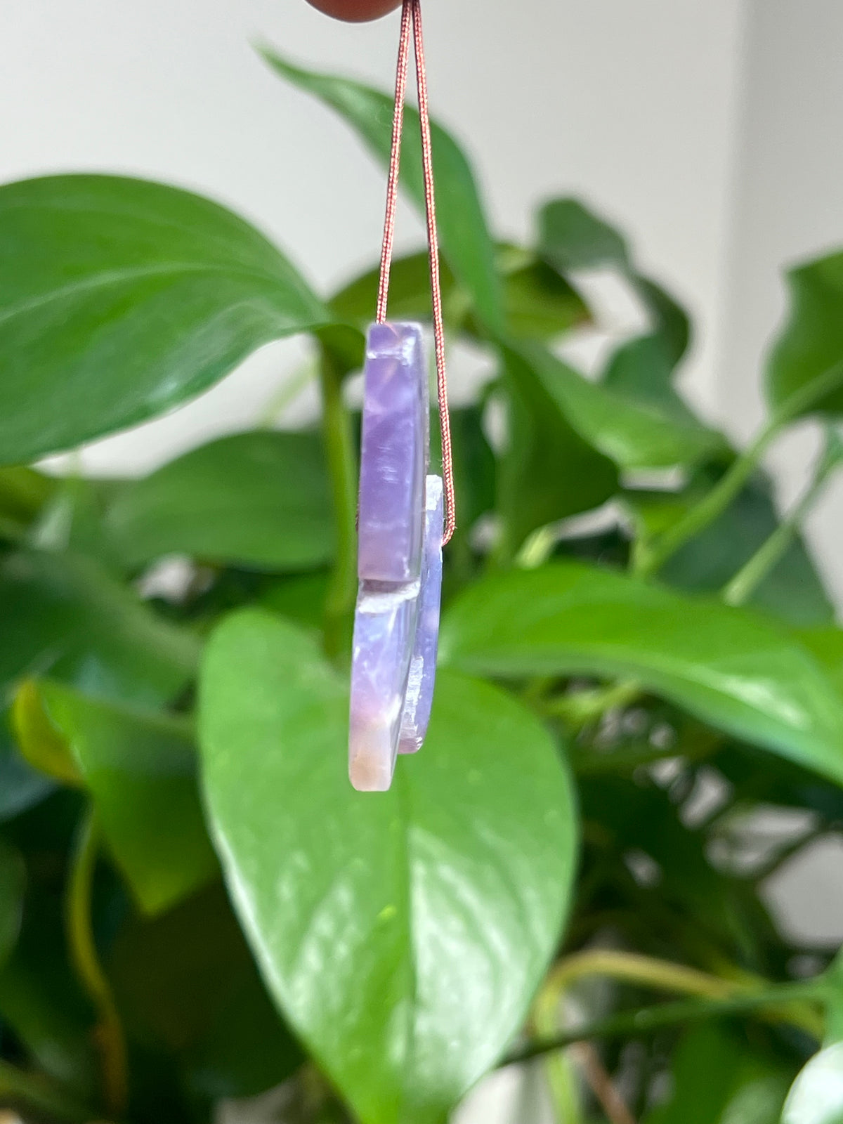 Purple Chalcedony Ornament Butterfly: U