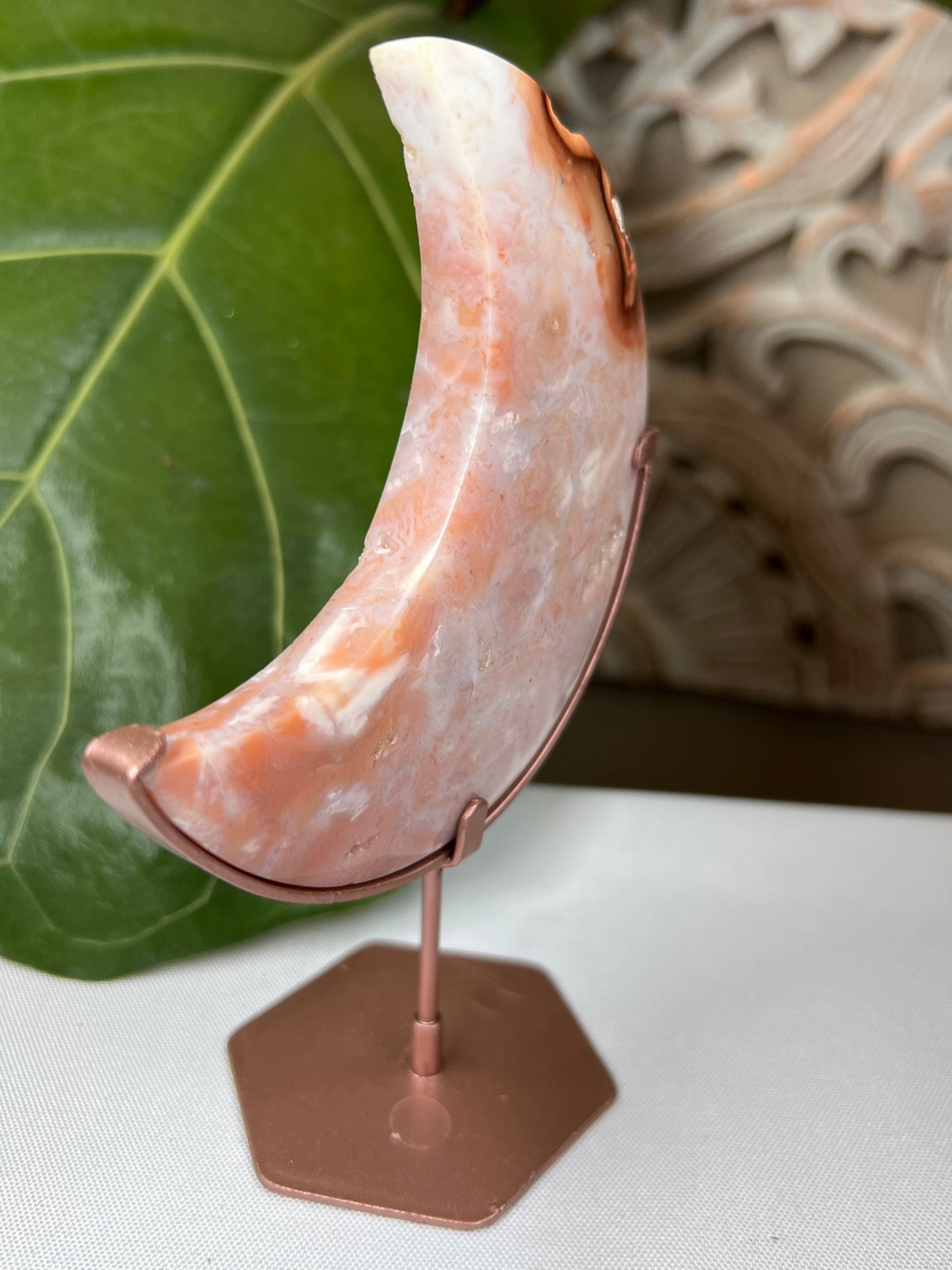 Pink Carnelian Moon