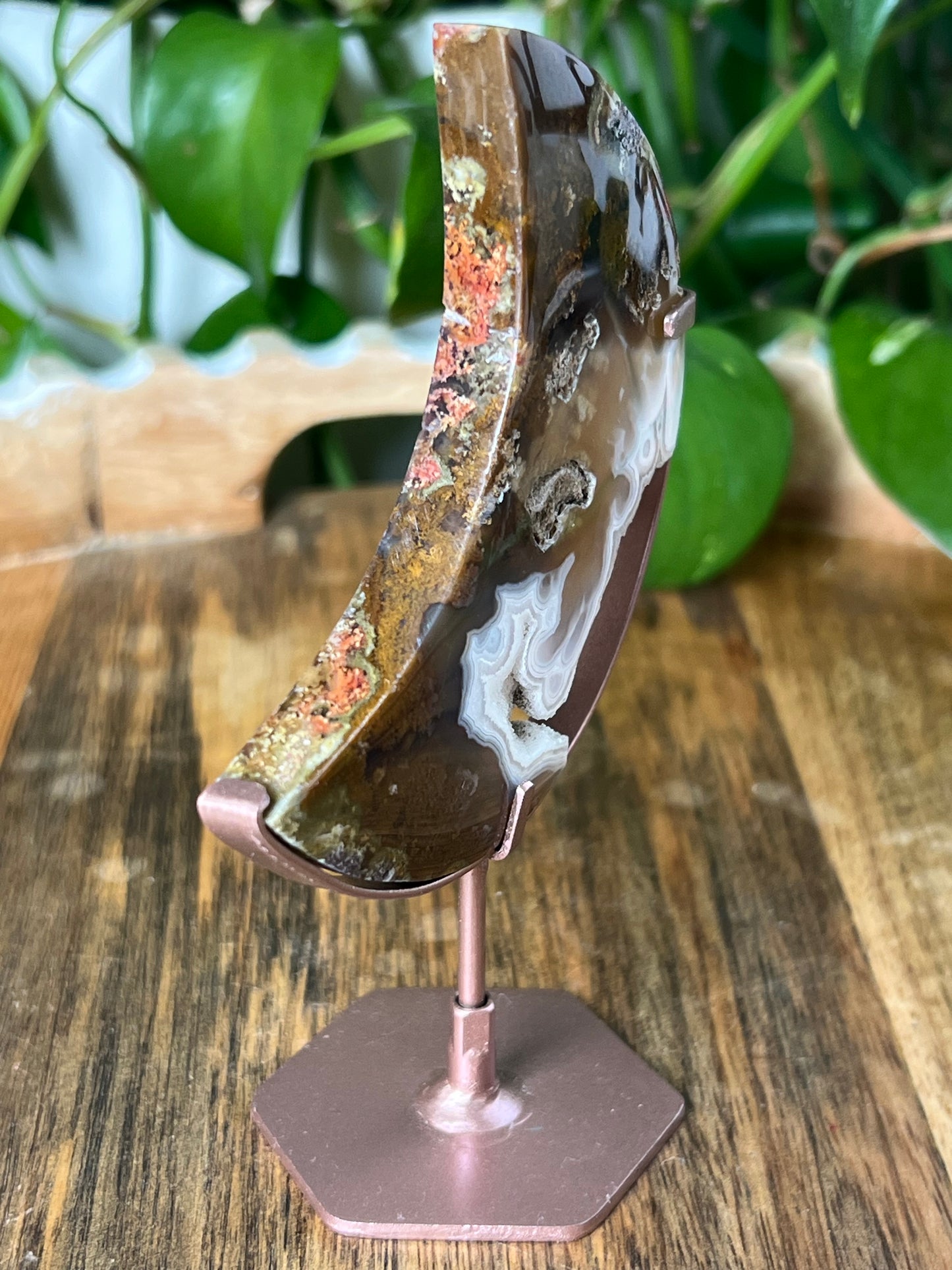 Scenic Moss Agate Moon