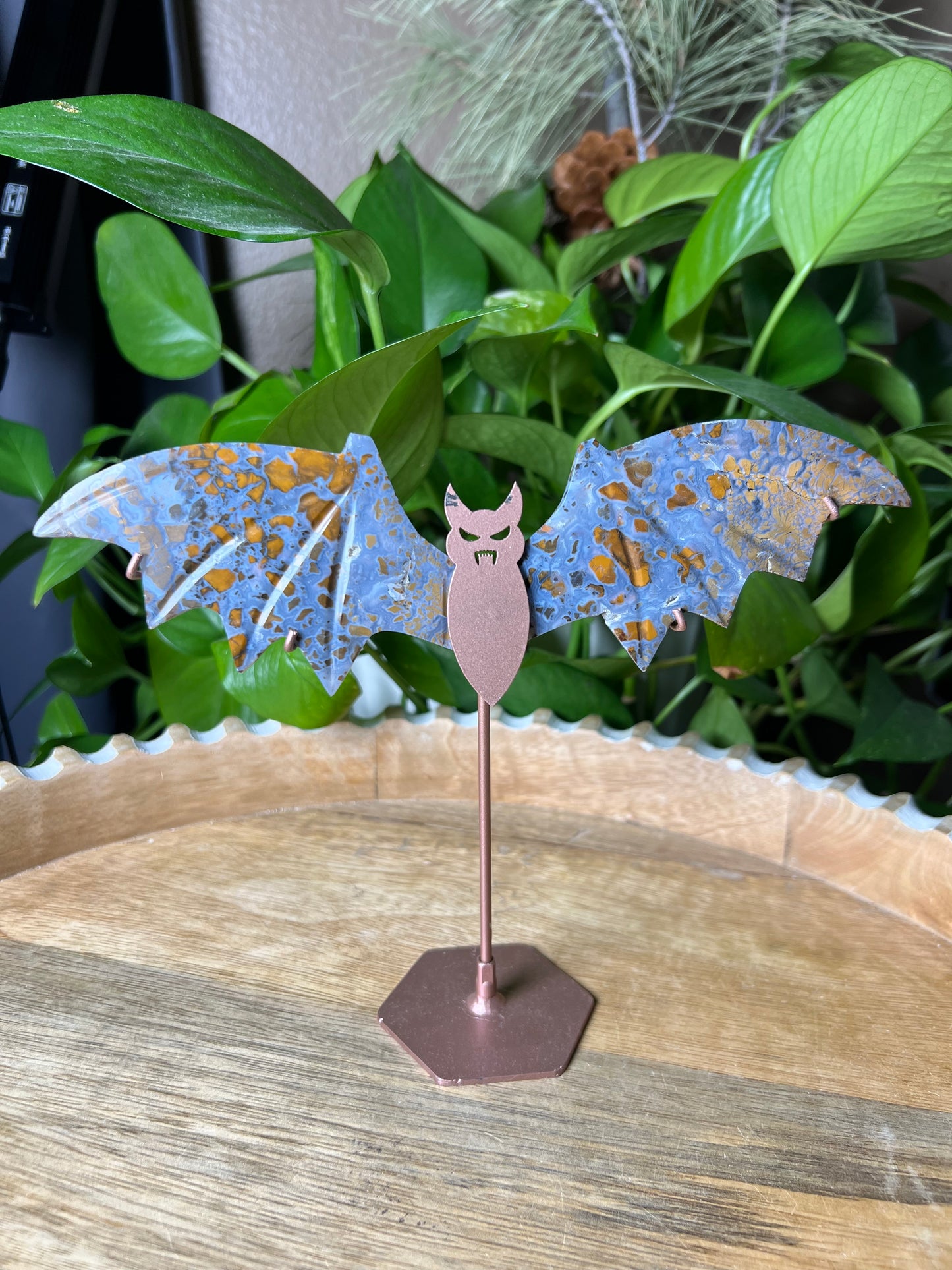 Brecciated Jasper Bat Wings