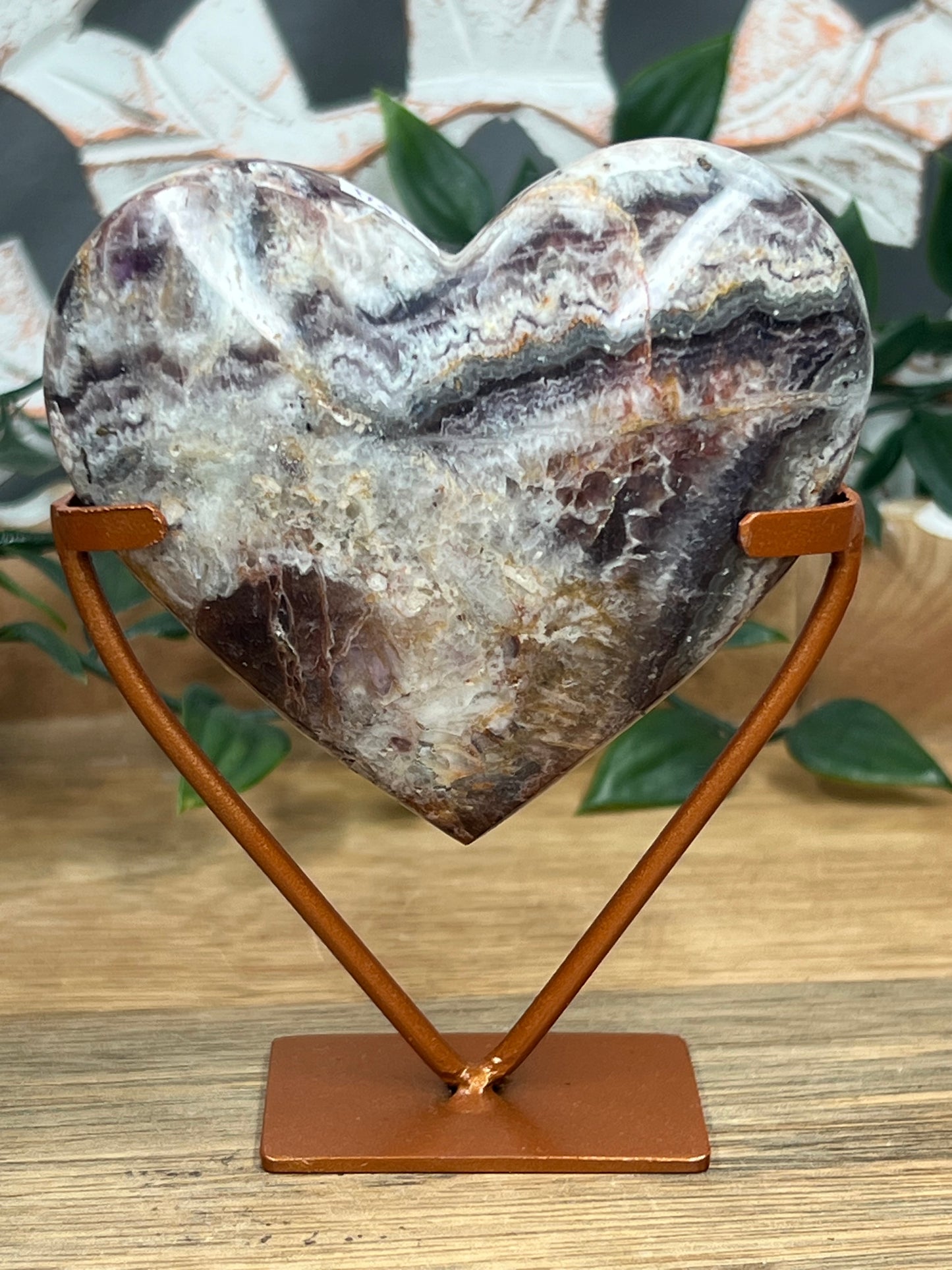 Indonesian Amethyst Heart