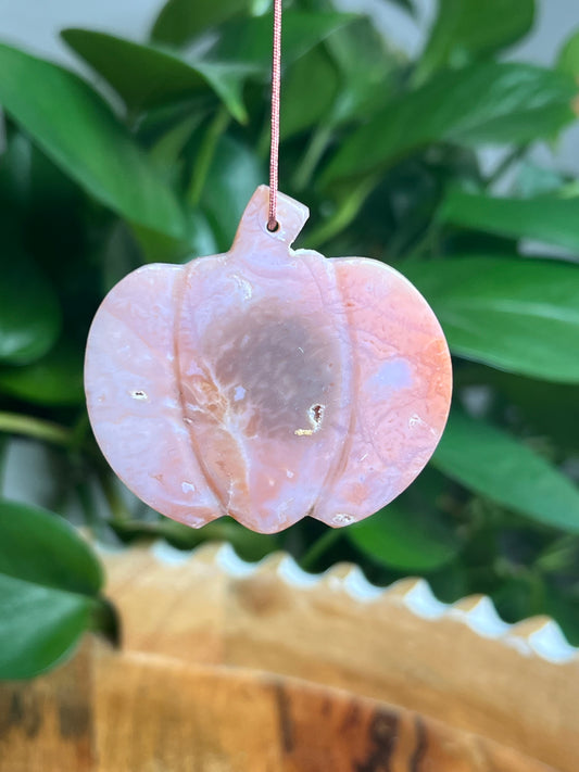 Carnelian Ornament Pumpkin: I