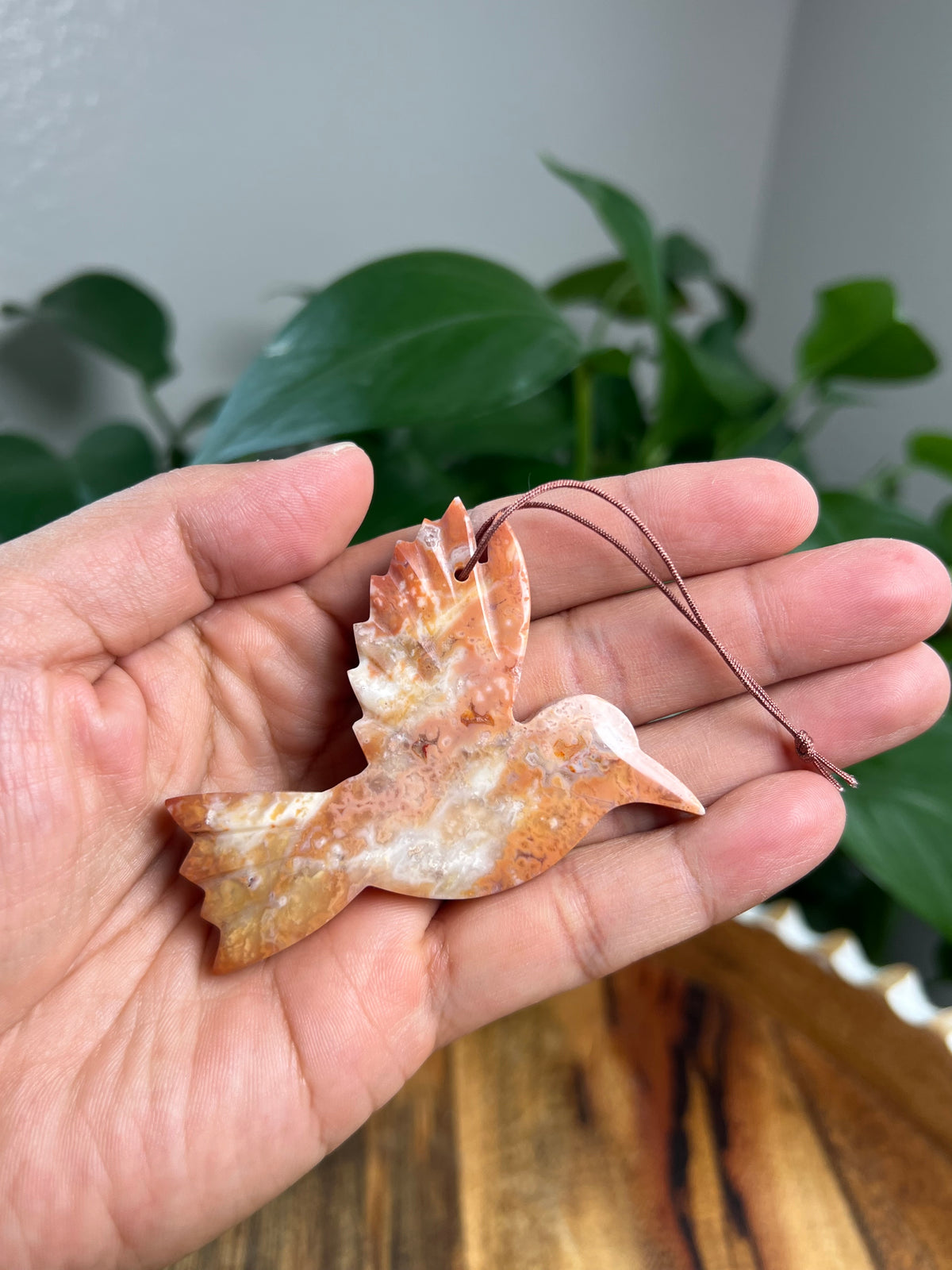 Carnelian Ornament Hummingbird: TB