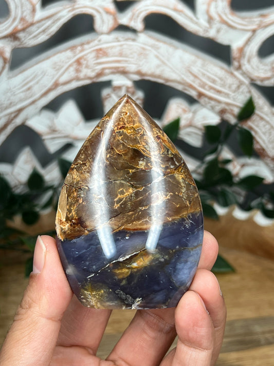 Purple Chalcedony Flame