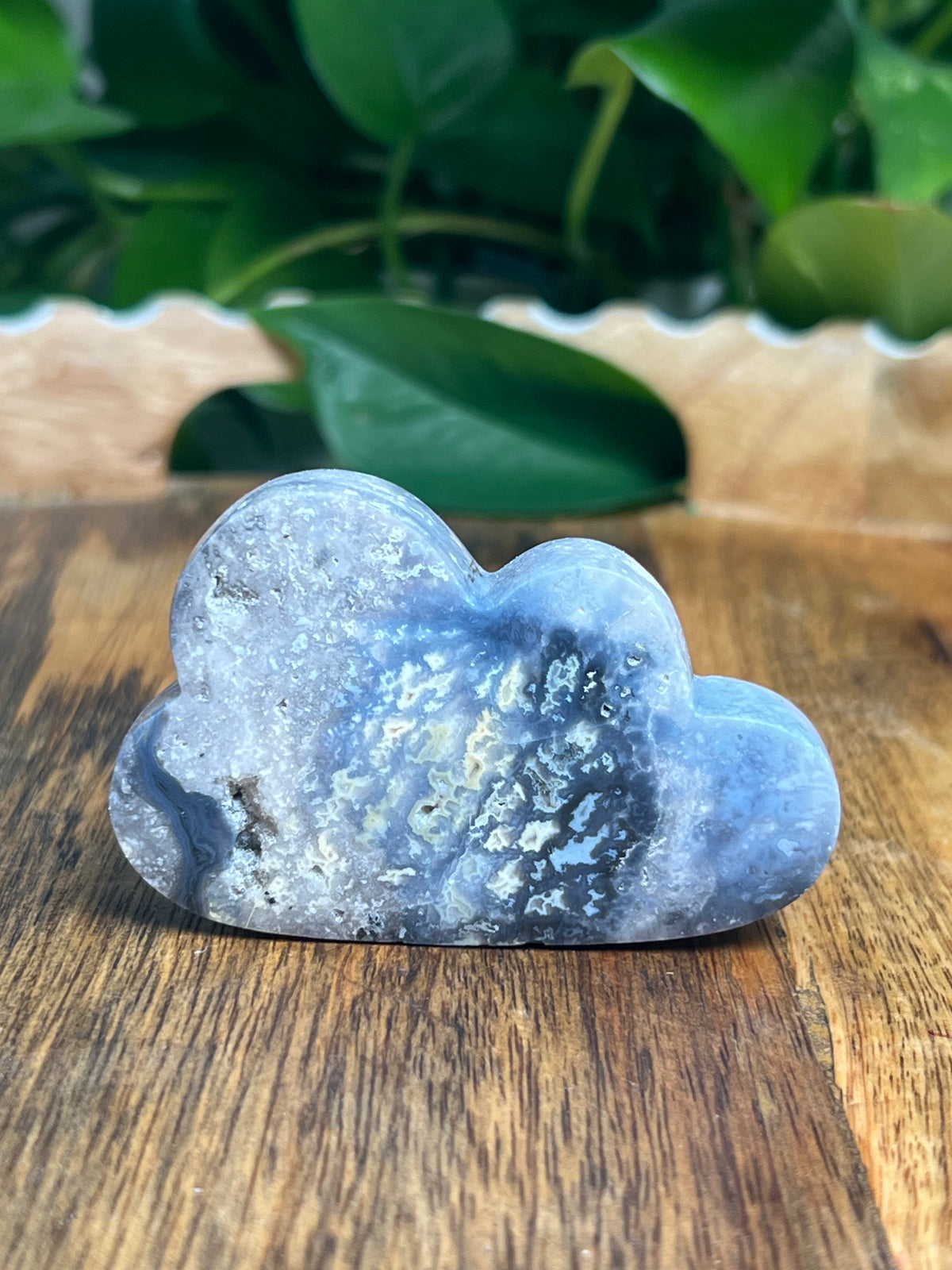 Blue Plume Agate Mini Cloud: PD