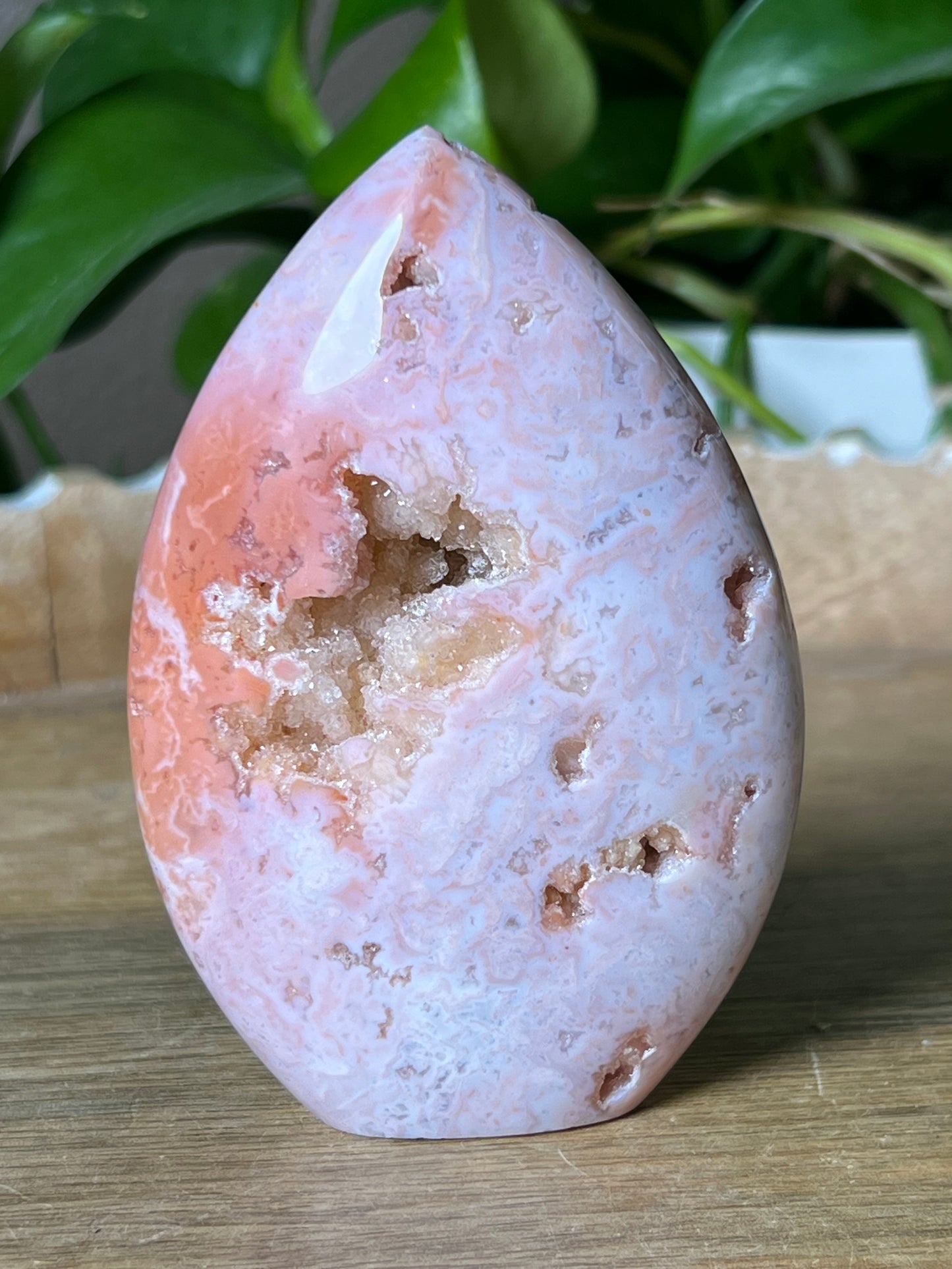 Pink Carnelian Flame