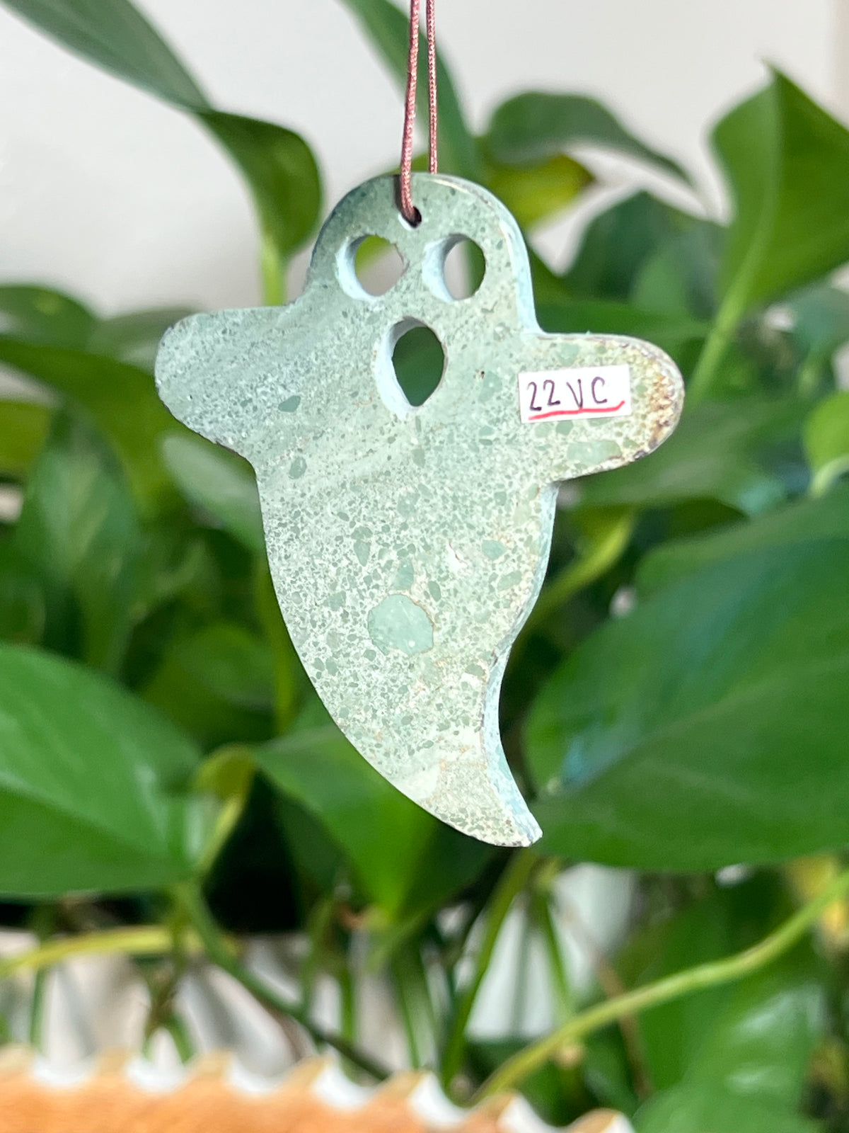 Blue Green Jasper Ghost Ornaments