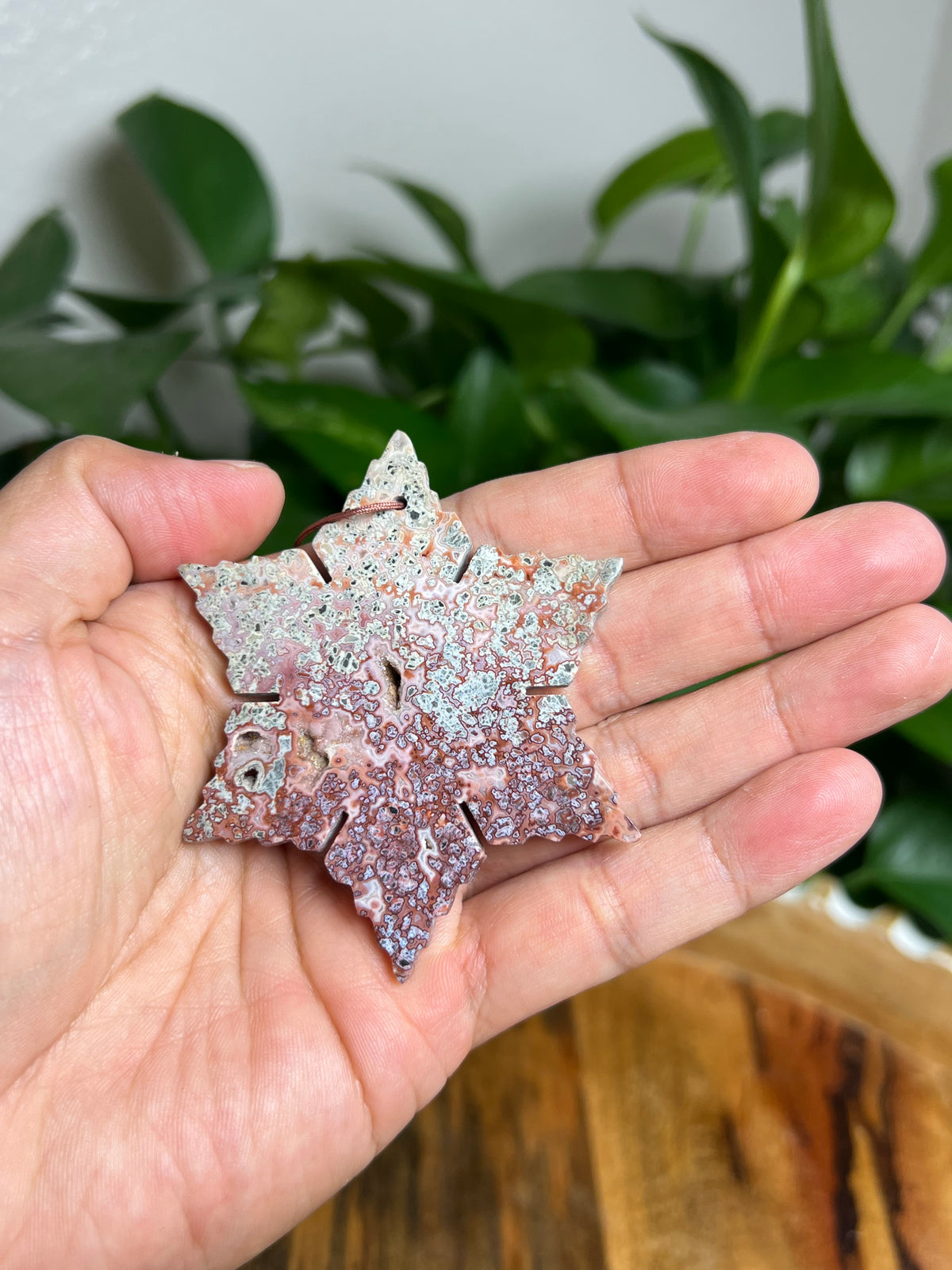 Marcasite Ornament Snowflake: K