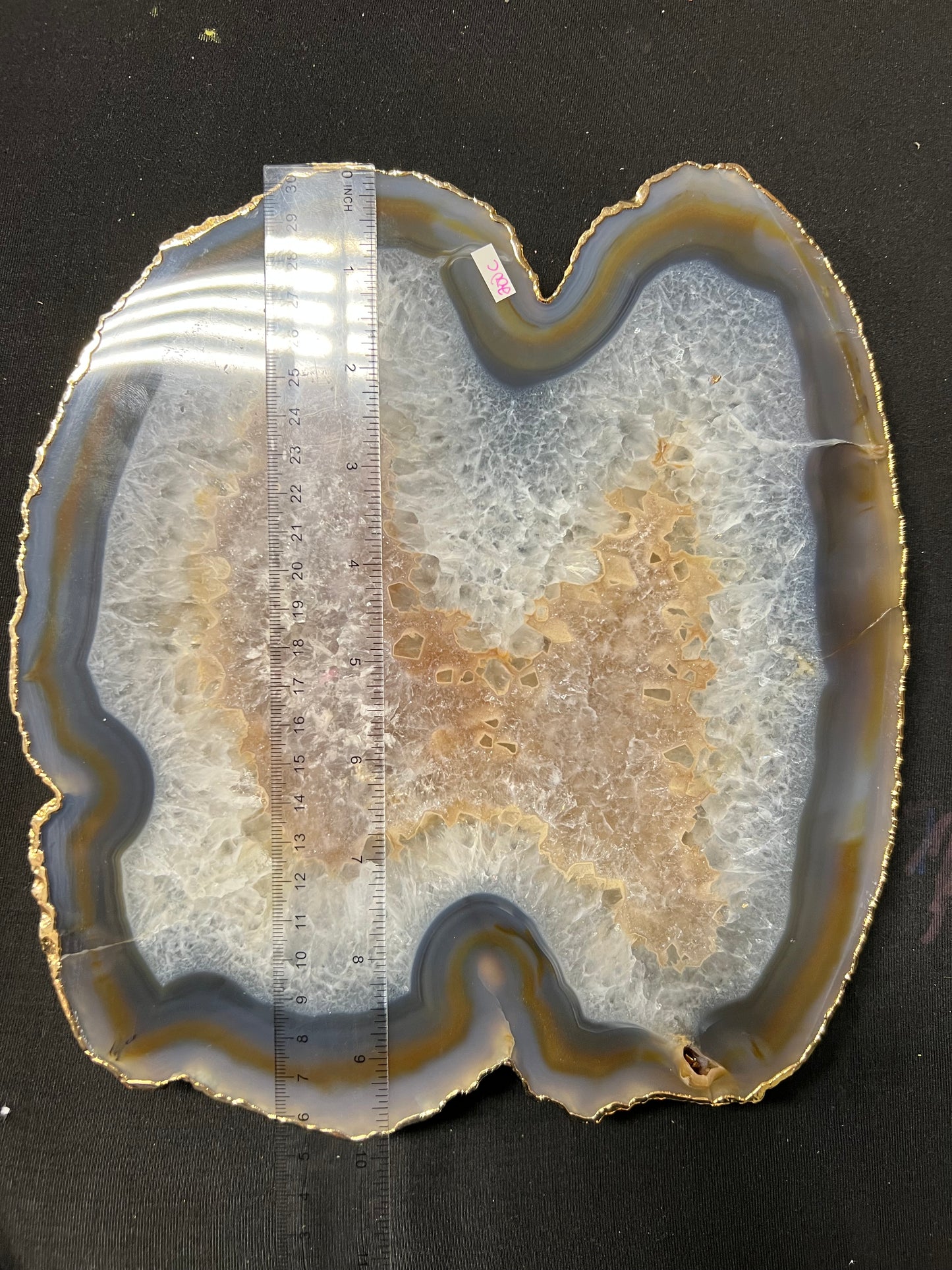 Brazilian Coaster Gold Platted