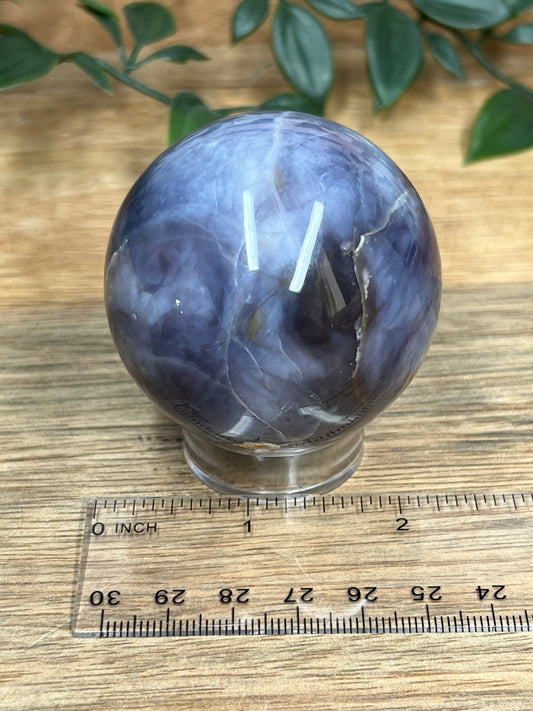 Purple Chalcedony Sphere