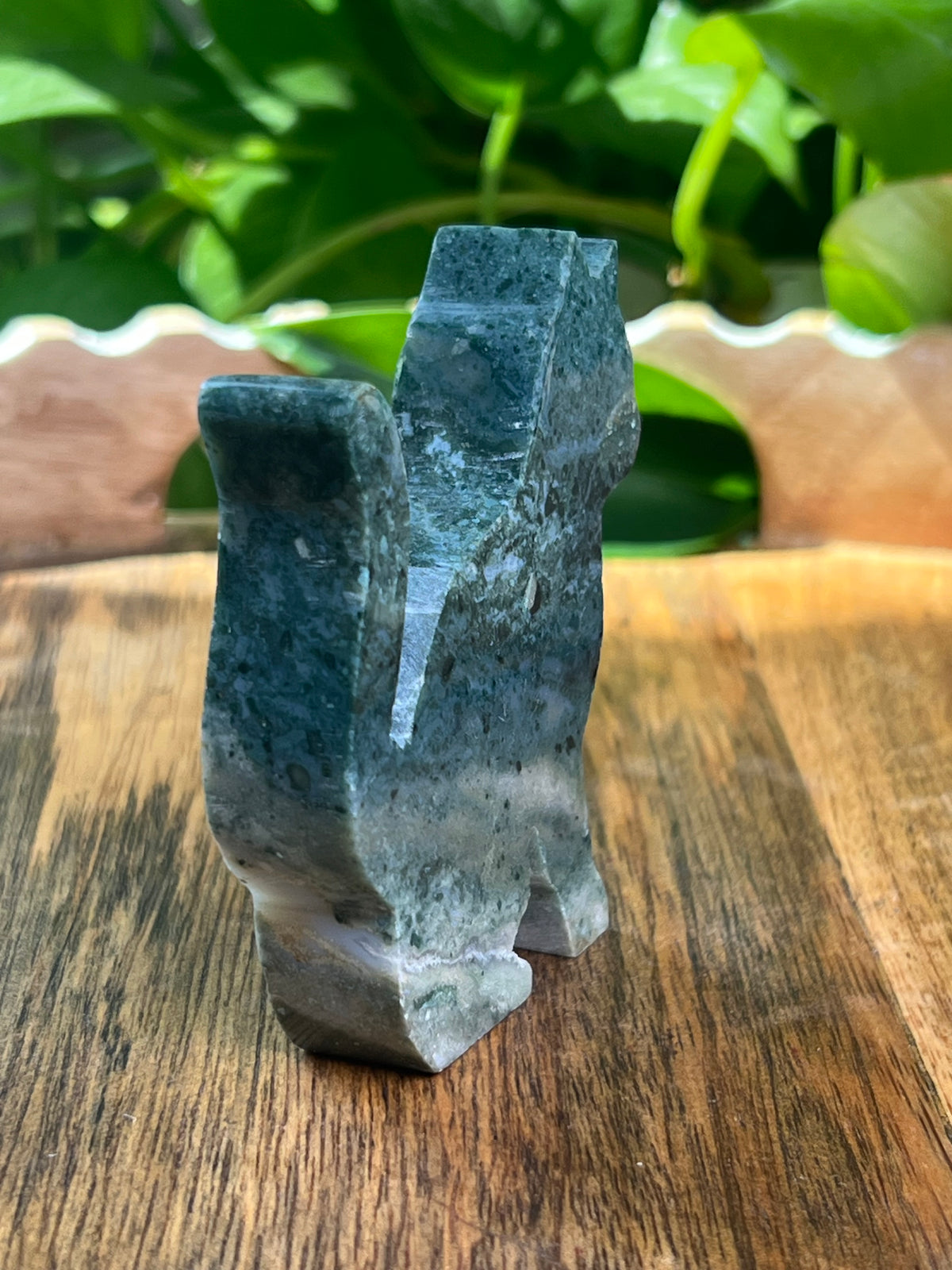 Blue Green Jasper Cat: CE