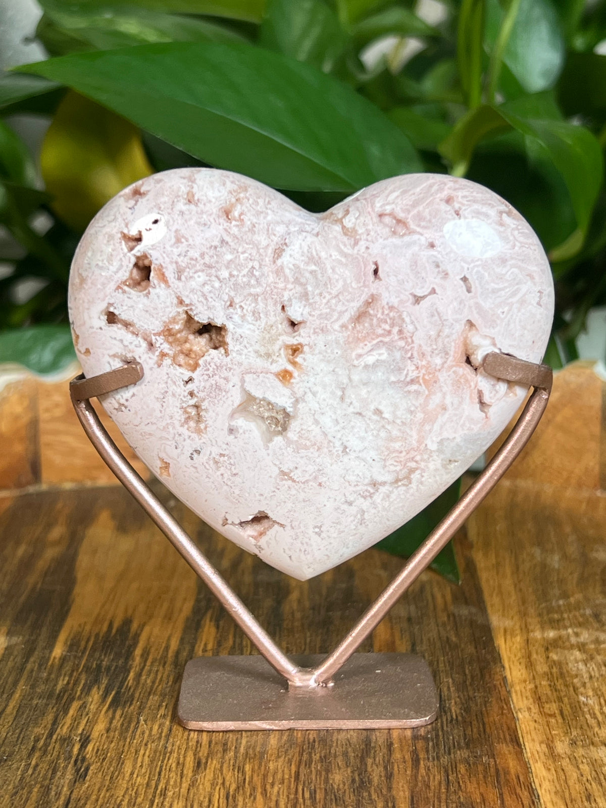 Pink Carnelian Heart: FF