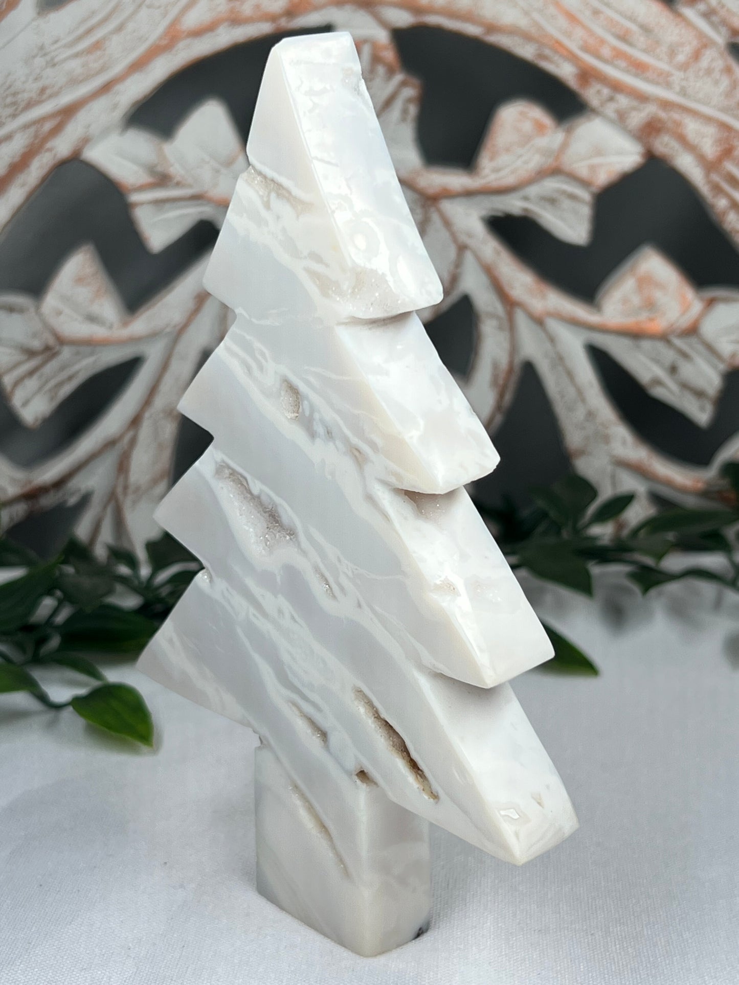 White Plume Agate Tree