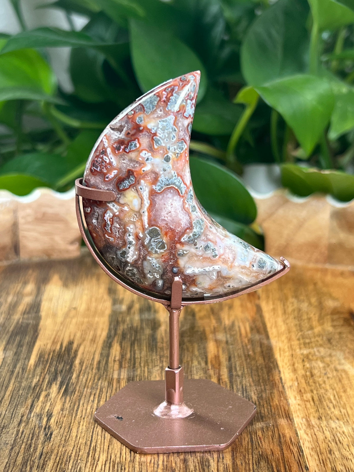 Marcasite Mini Puffy Moon: SD