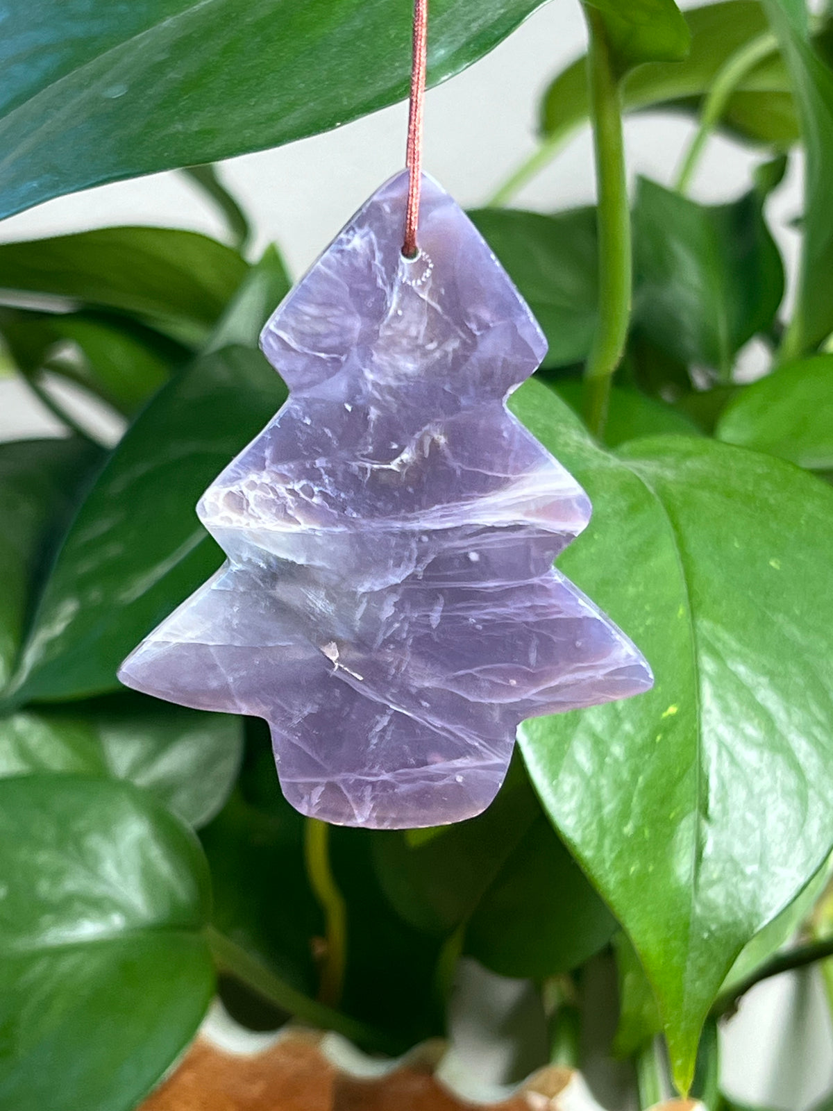 Purple Chalcedony Ornament Tree: CL