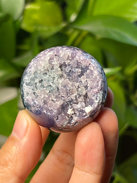 Grape Agate Sphere