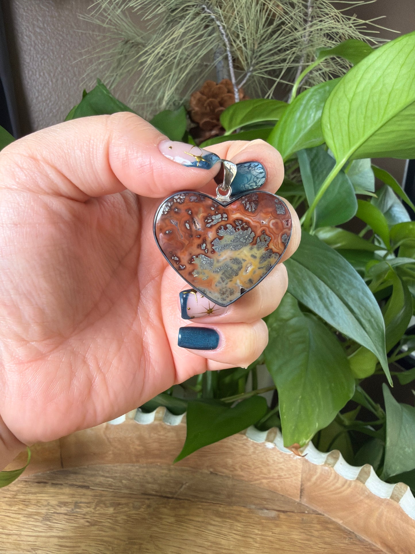 Marcasite Heart Pendant