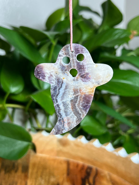 Indonesian Amethyst Ornament Ghost: AD