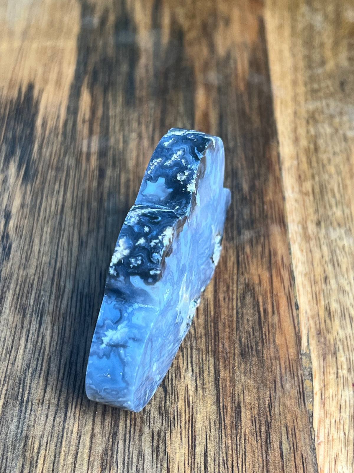 Blue Plume Agate Mini Cloud: TD